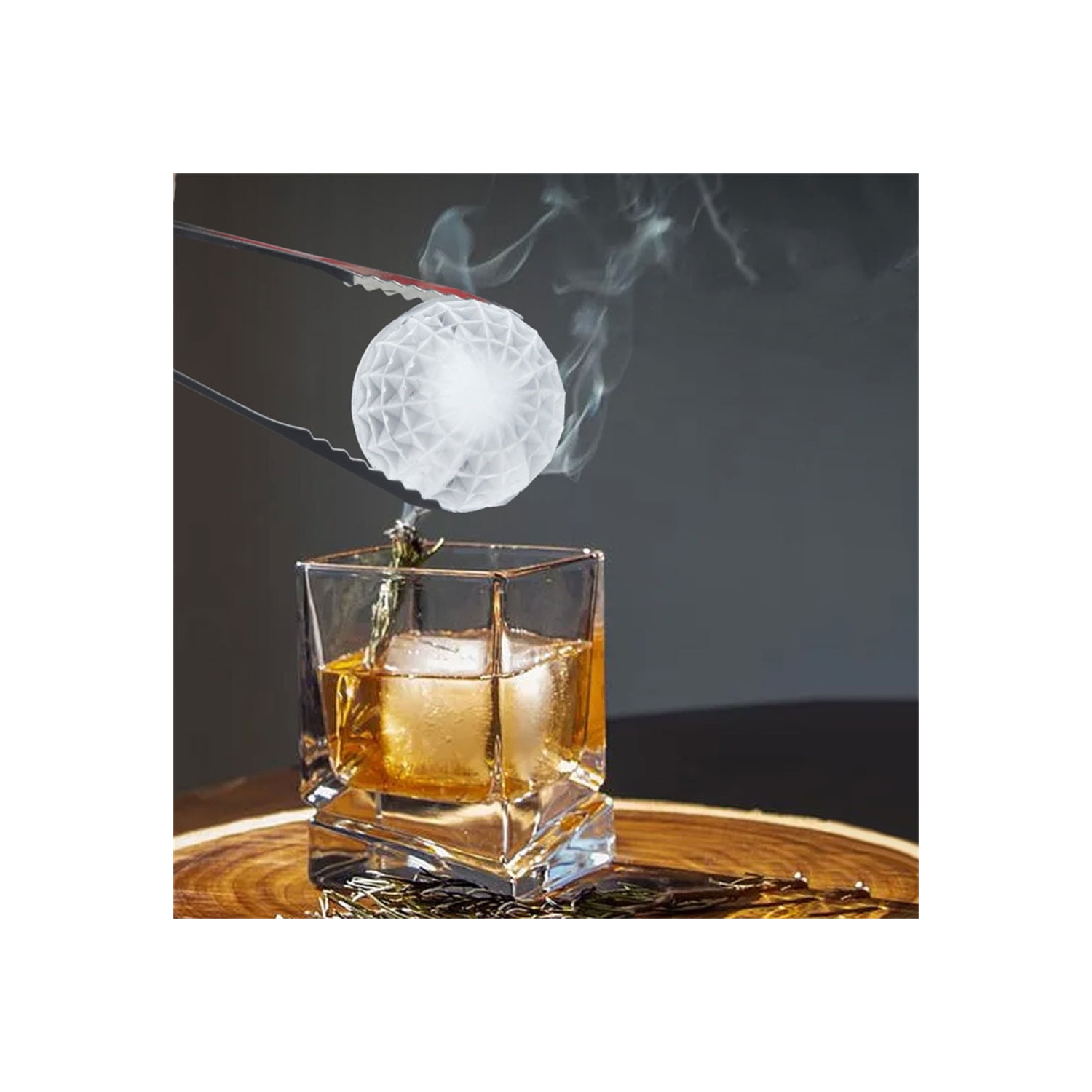 [Food Grade Silicone] Ice Cube Mold Set - Leak-proof Funnel Cover Design + Easy-to-Remove Special Ice Box, Suitable for Whiskey/Juice DIY Creative