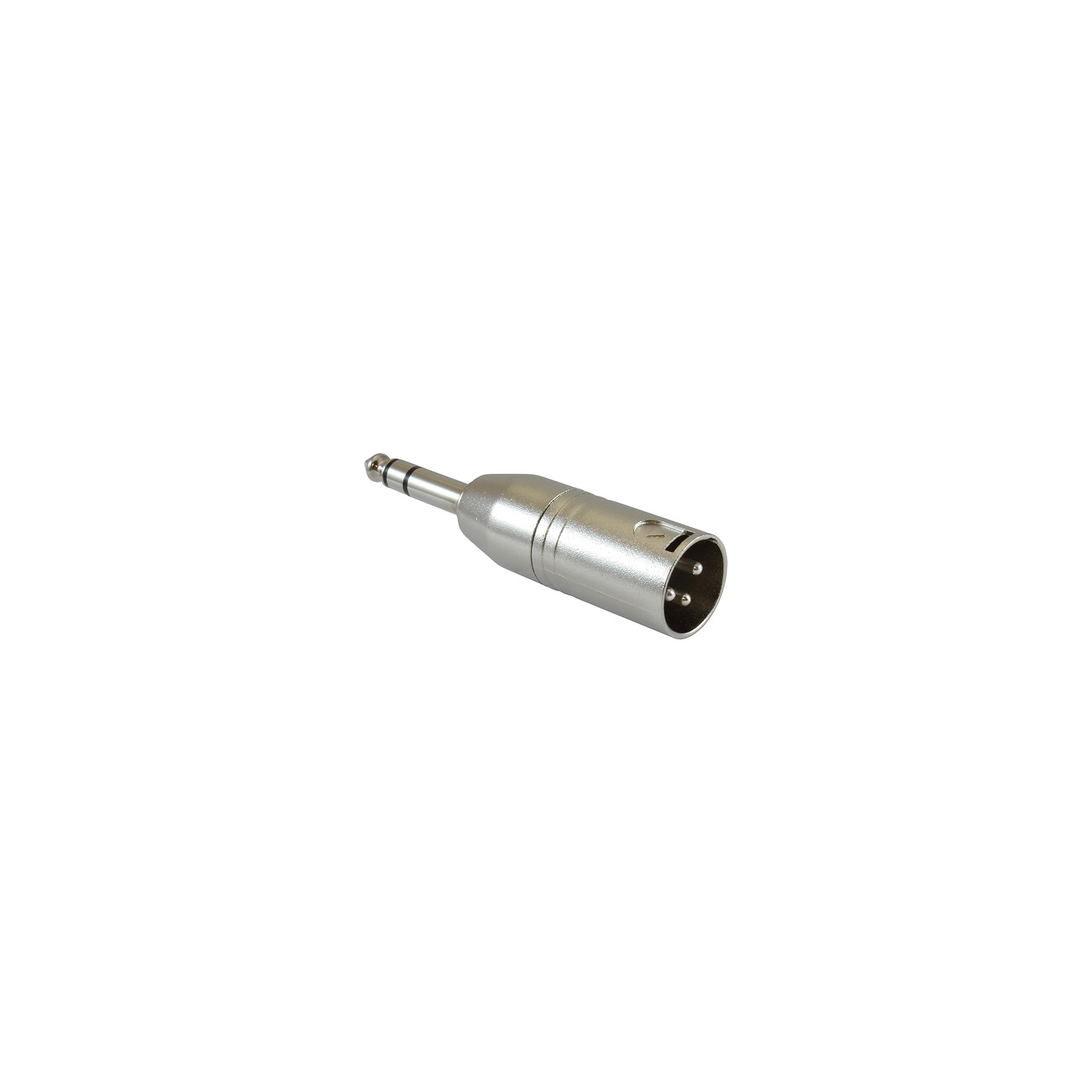 Adaptateur XLR mâle à 1/4″ TRS mâle – stéréo métallique