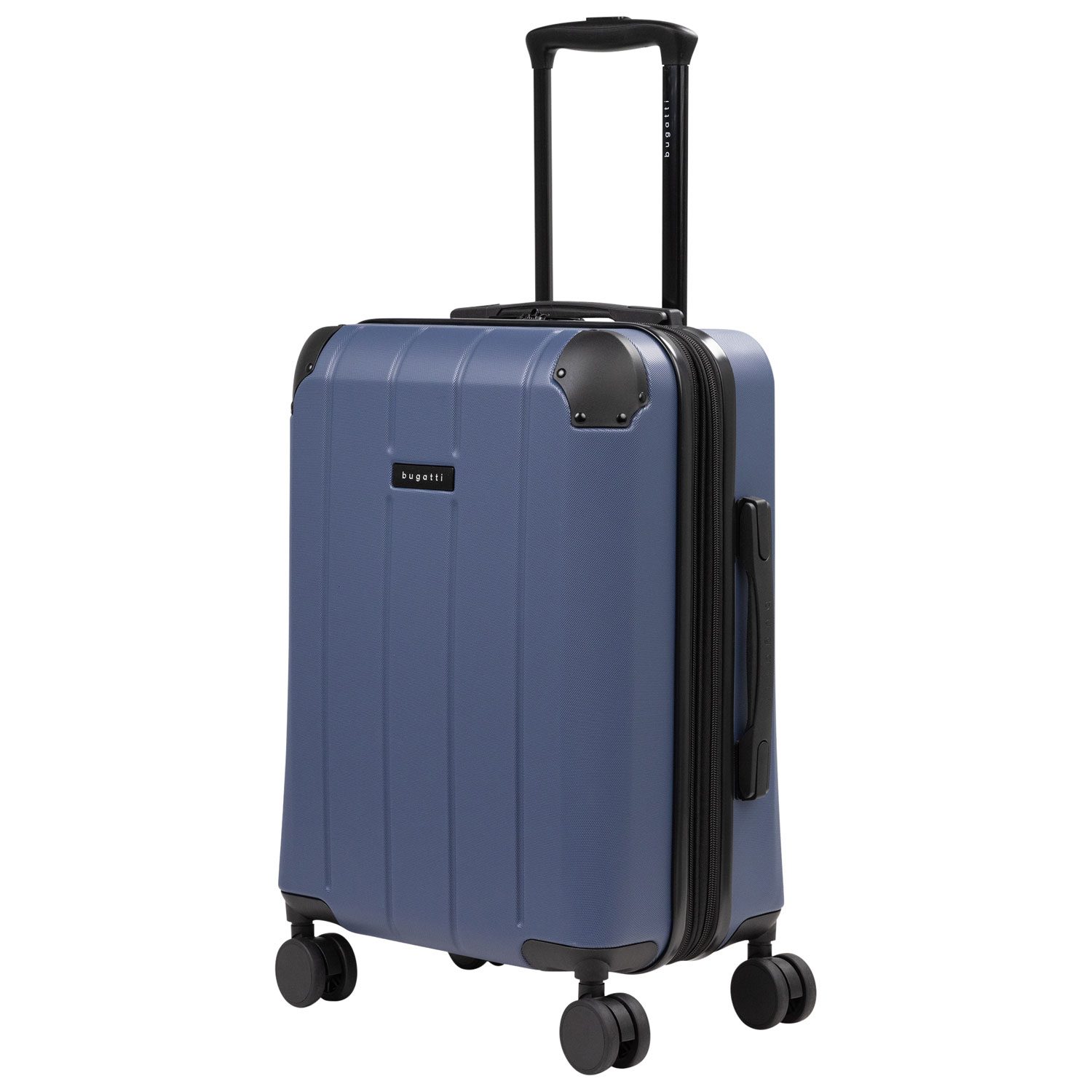 Bugatti New York 21.5" Hard Side Expandable Carry-On Luggage & Backpack - Navy - Only at Best Buy