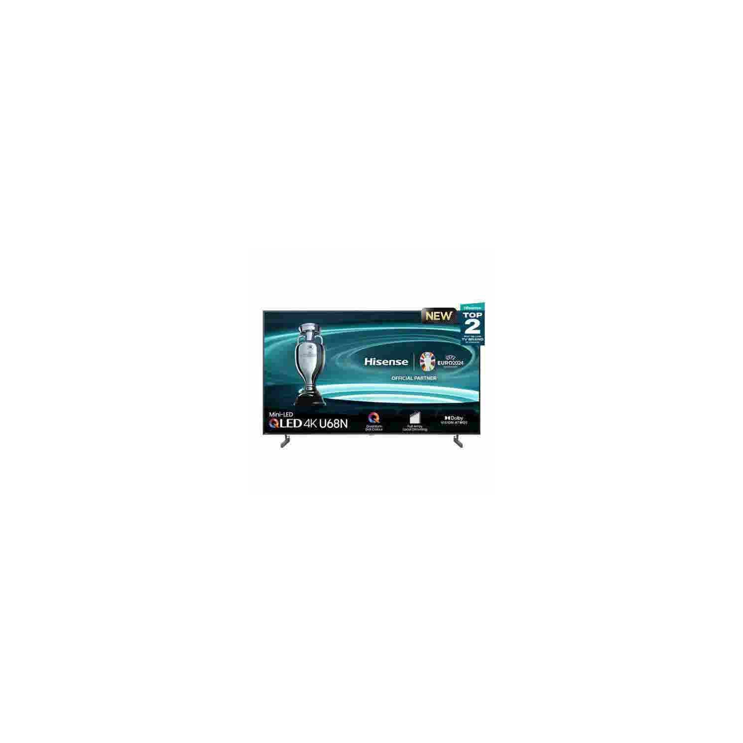 Open Box-Hisense 85U68N 85" U68N Series 4K ULED Mini-LED HDR10+ Quantum Dot Google TV (2024)