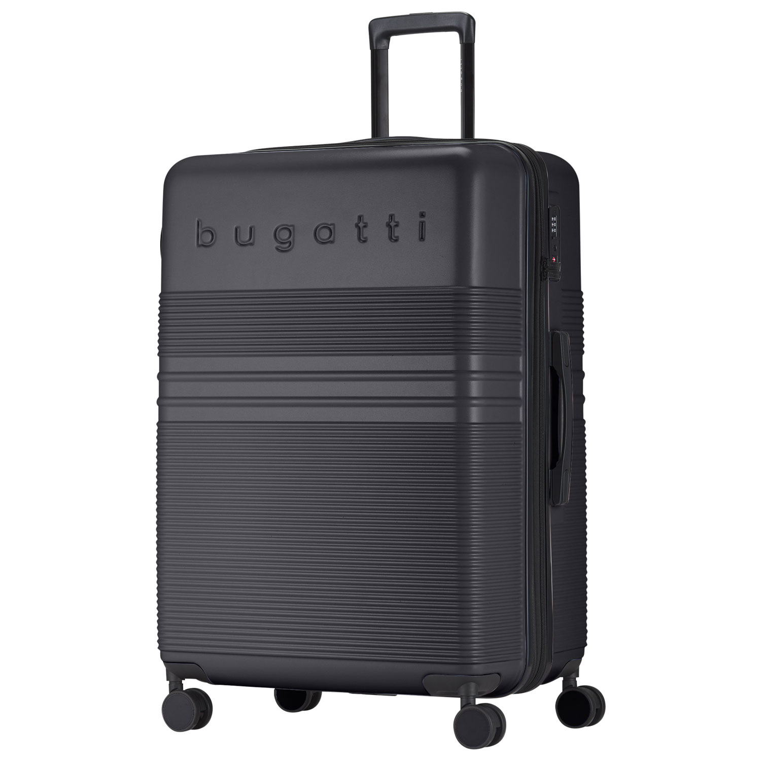 Bugatti Luxor 3-Piece Hard Side Expandable Luggage Set - Black - Only at Best Buy