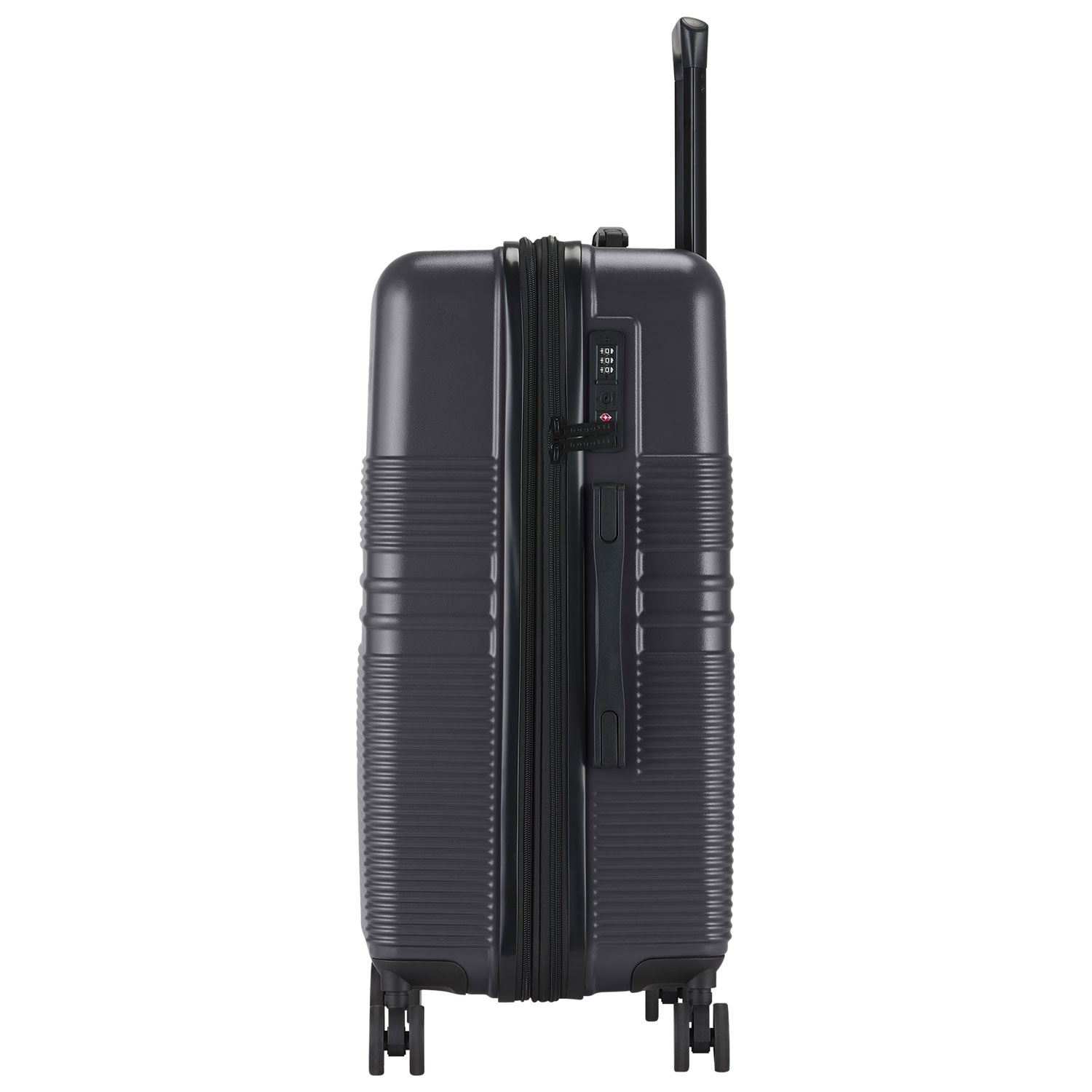 Bugatti Luxor 3-Piece Hard Side Expandable Luggage Set - Black - Only at Best Buy