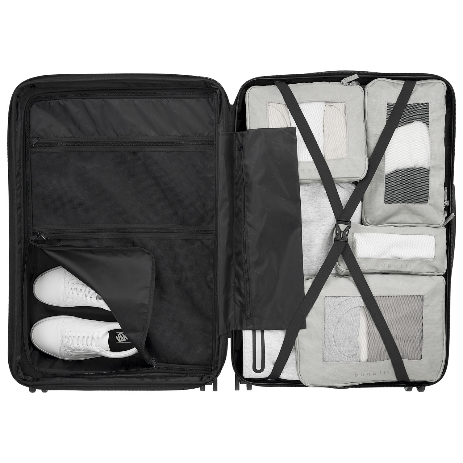 Ensemble de 3 valises rigides extensibles Luxor de Bugatti - Bleu - Exclusivité de Best Buy