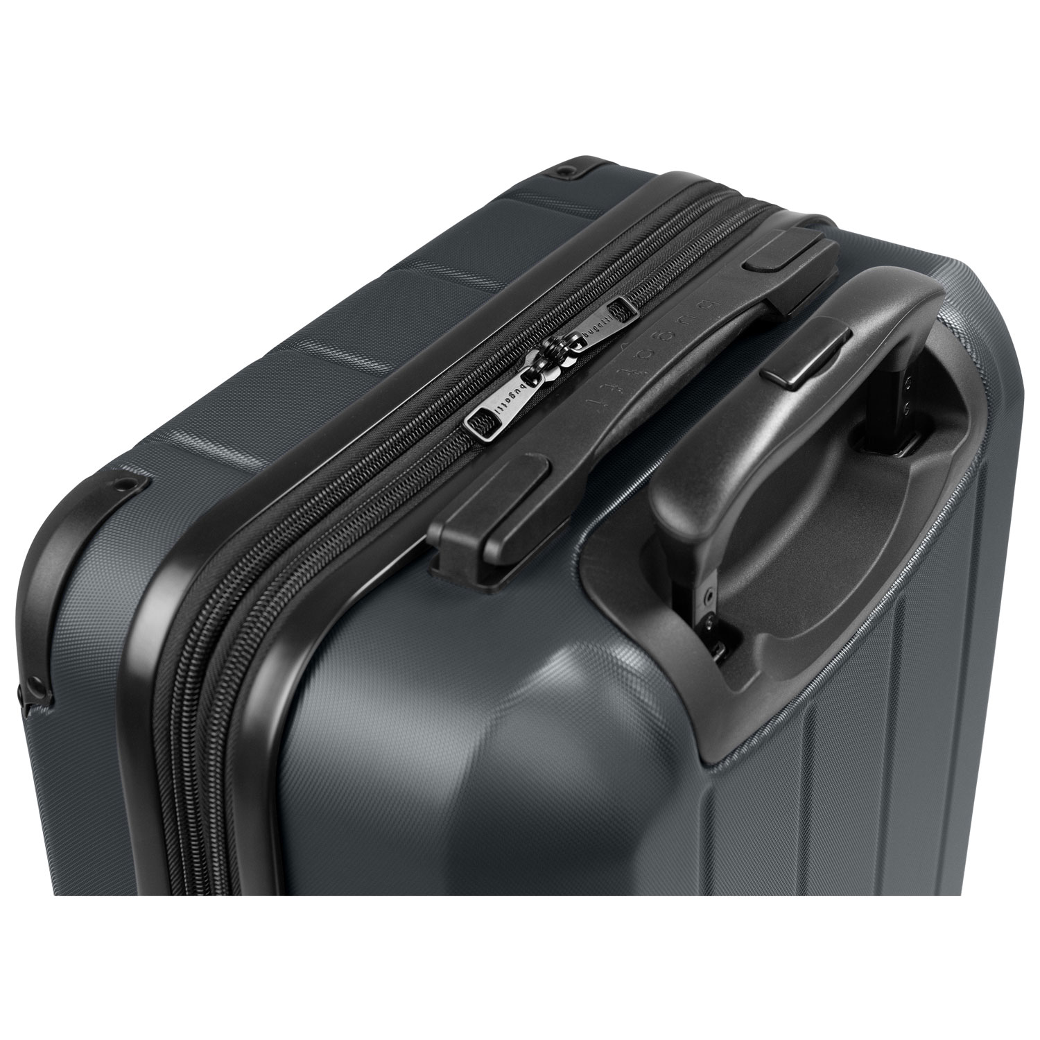 Bugatti New York 2-Piece Hard Side Expandable Luggage Set & Backpack - Forged Iron - Only at Best Buy