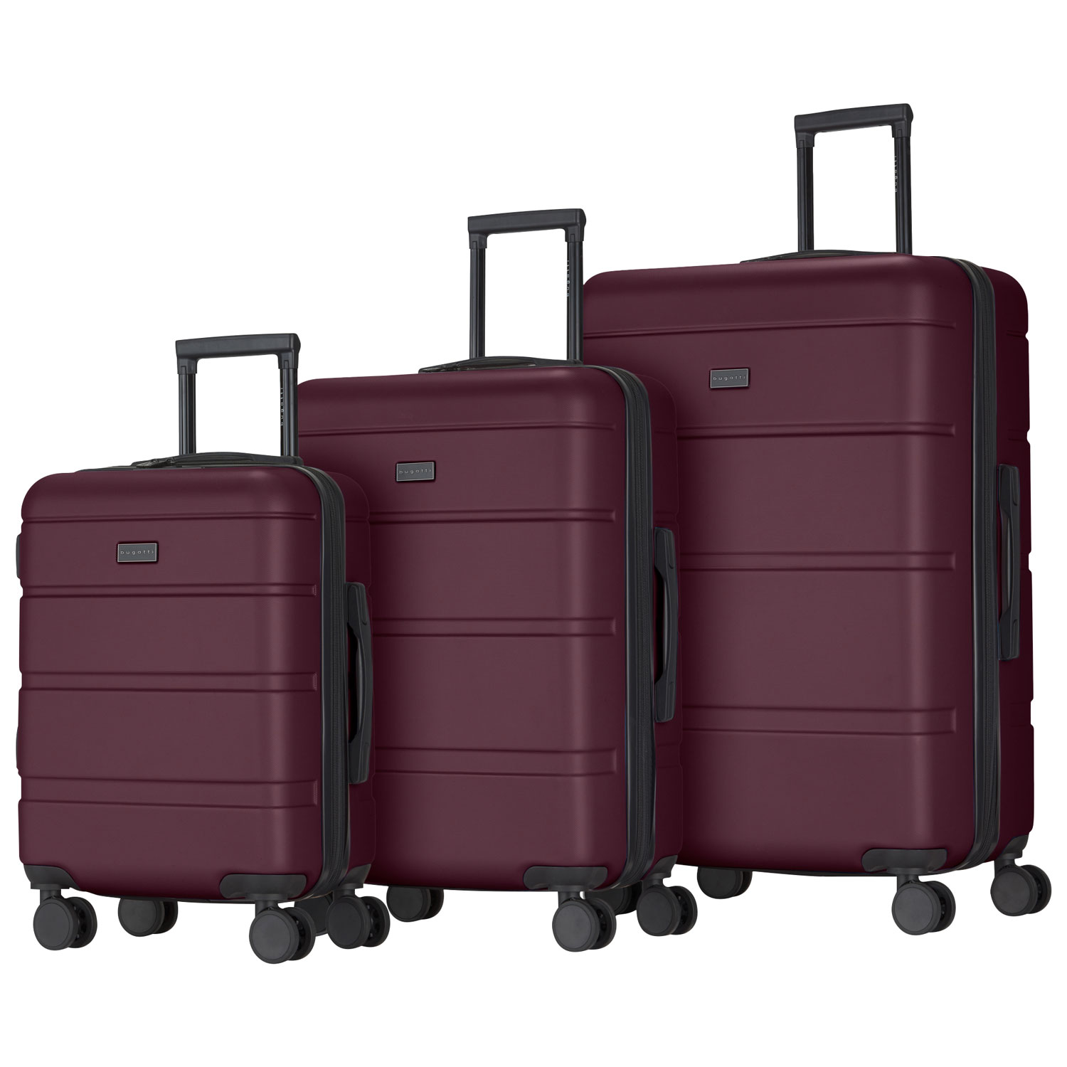 Ensemble de 3 valises rigides extensibles Barcelona de Bugatti - Figue - Exclusivité de Best Buy
