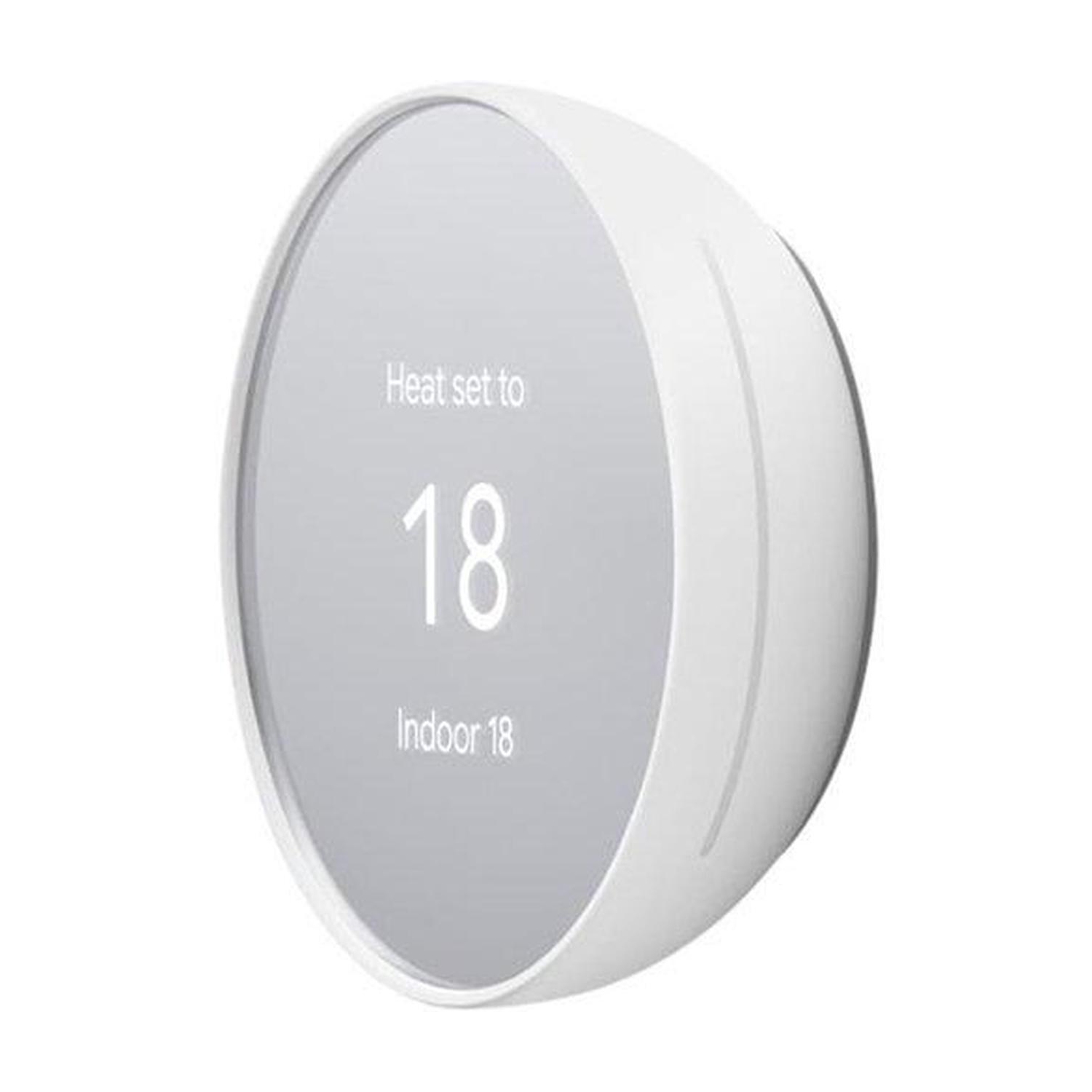 Thermostat Nest de Google - Thermostat intelligent pour la maison - Thermostat Wi-Fi programmable - Neige
