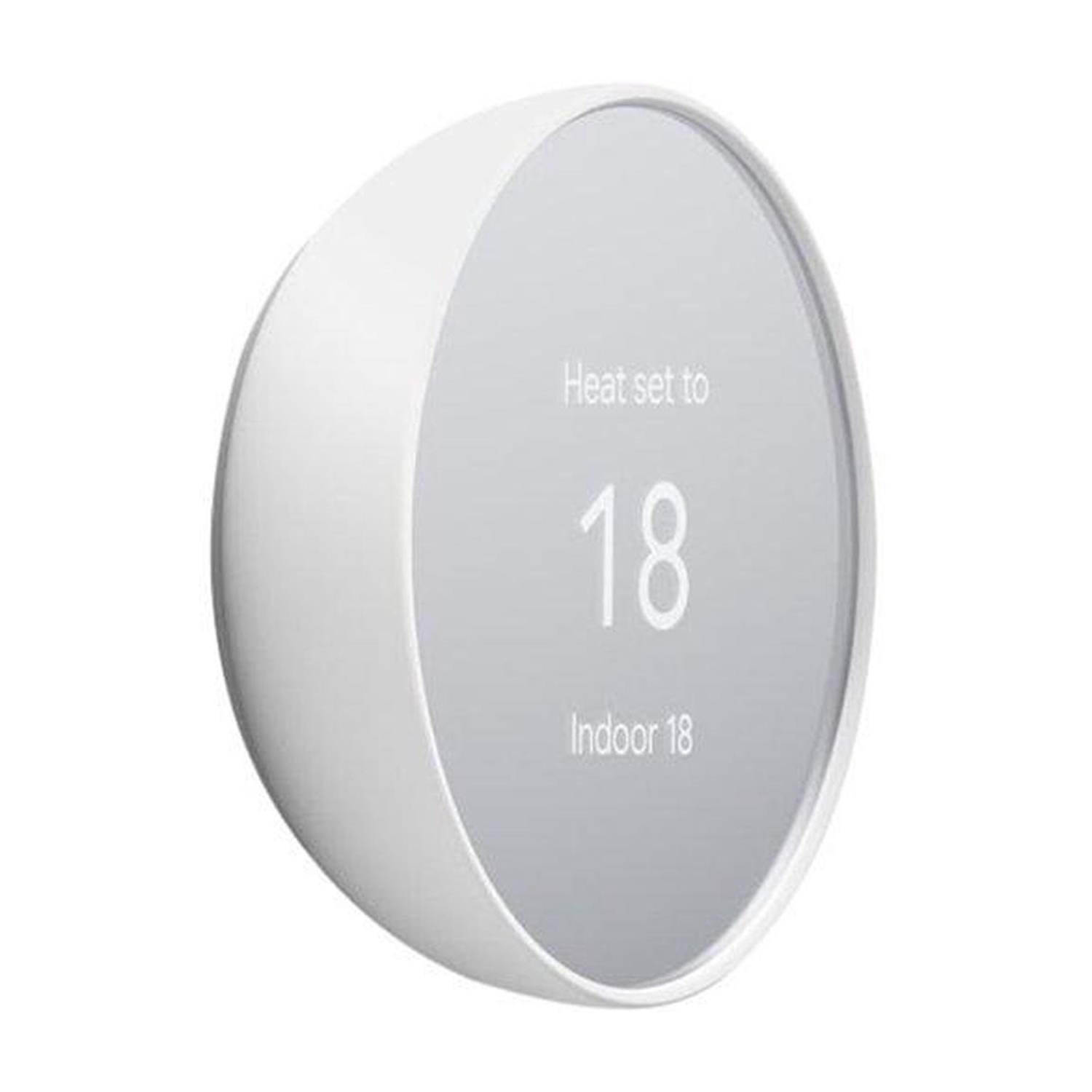 Thermostat Nest de Google - Thermostat intelligent pour la maison - Thermostat Wi-Fi programmable - Neige