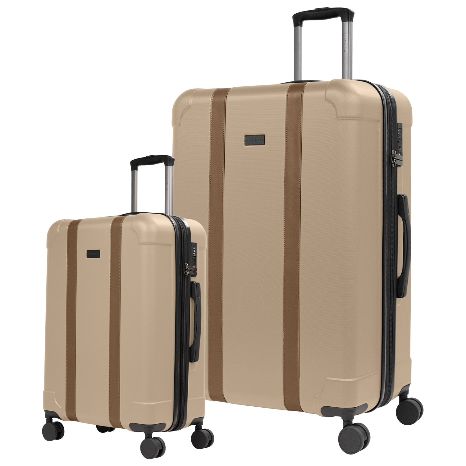 Ensemble de 2 valises rigides extensibles Windsor de Bugatti - Crème - Exclusivité de Best Buy
