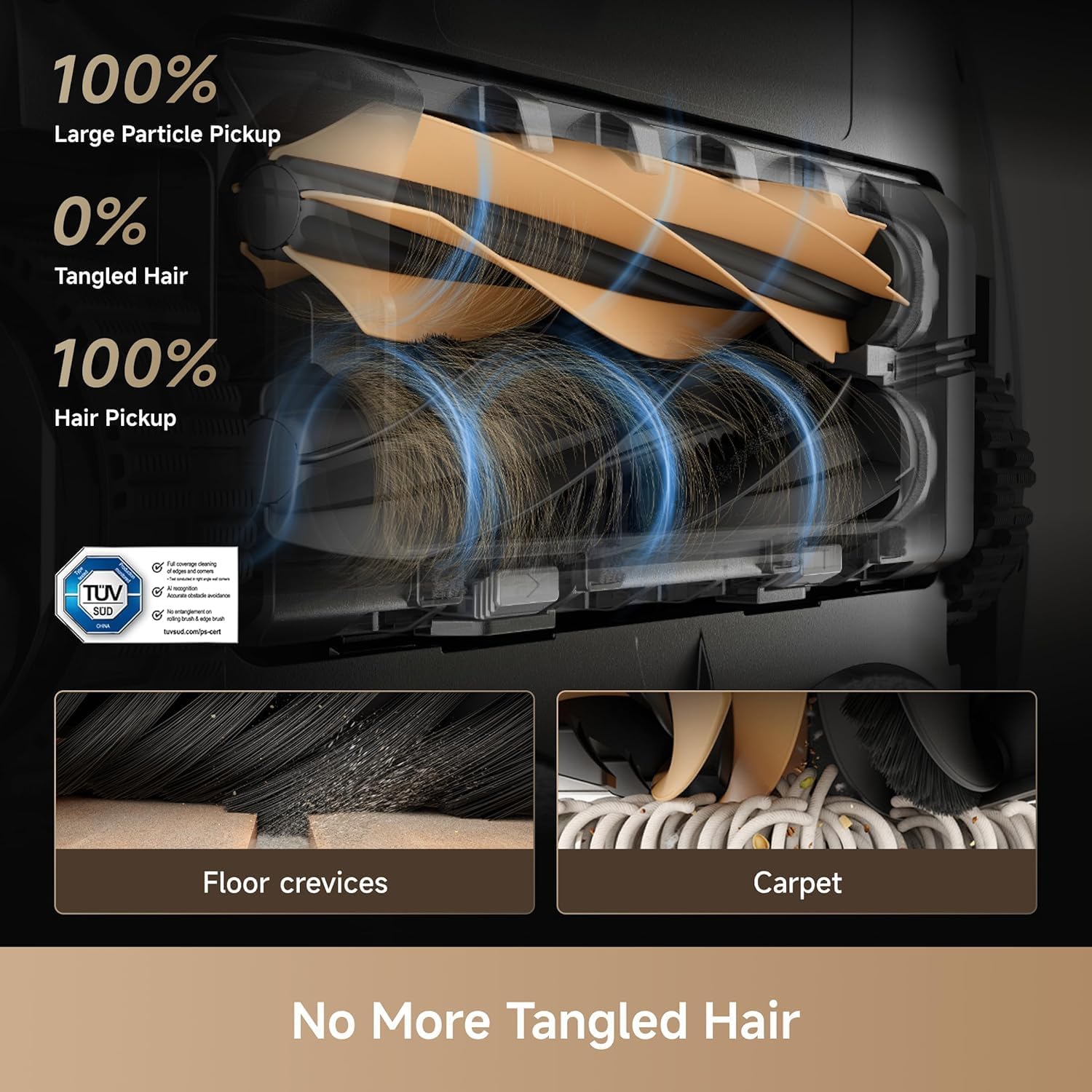 Dreame X50 Ultra Robot Vacuum and Mop Combo - Black