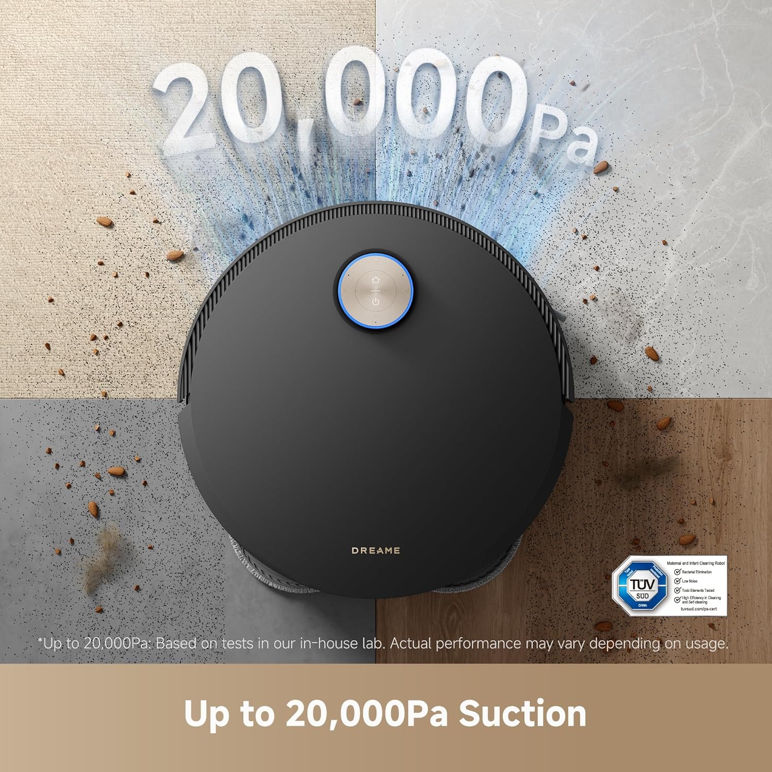 Dreame X50 Ultra Robot Vacuum and Mop Combo - Black