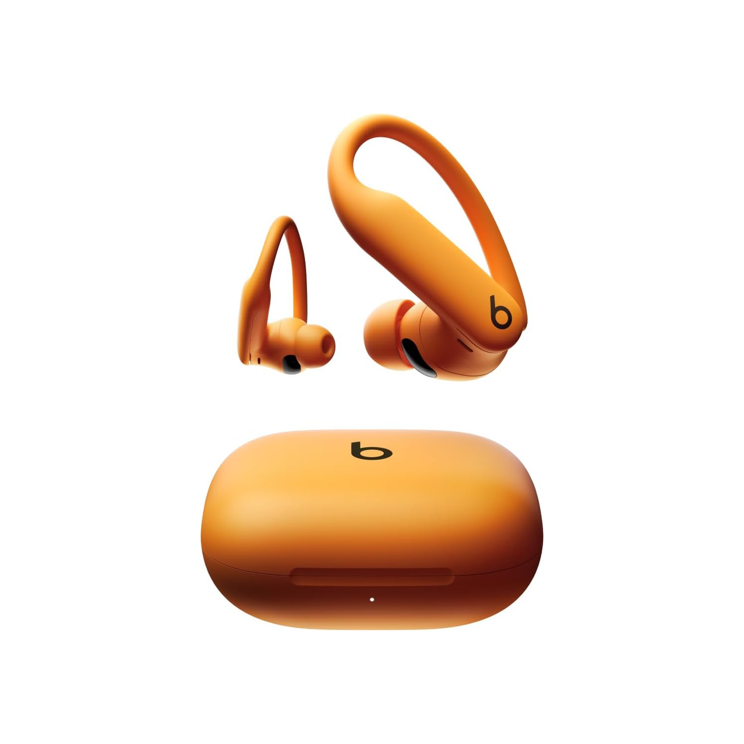 Beats Powerbeats Pro 2 Wireless Bluetooth Earbuds - Noise Cancelling, Heart Rate Monitor, IPX4, Up to 45H Battery & Charging Case - Electric Orange -