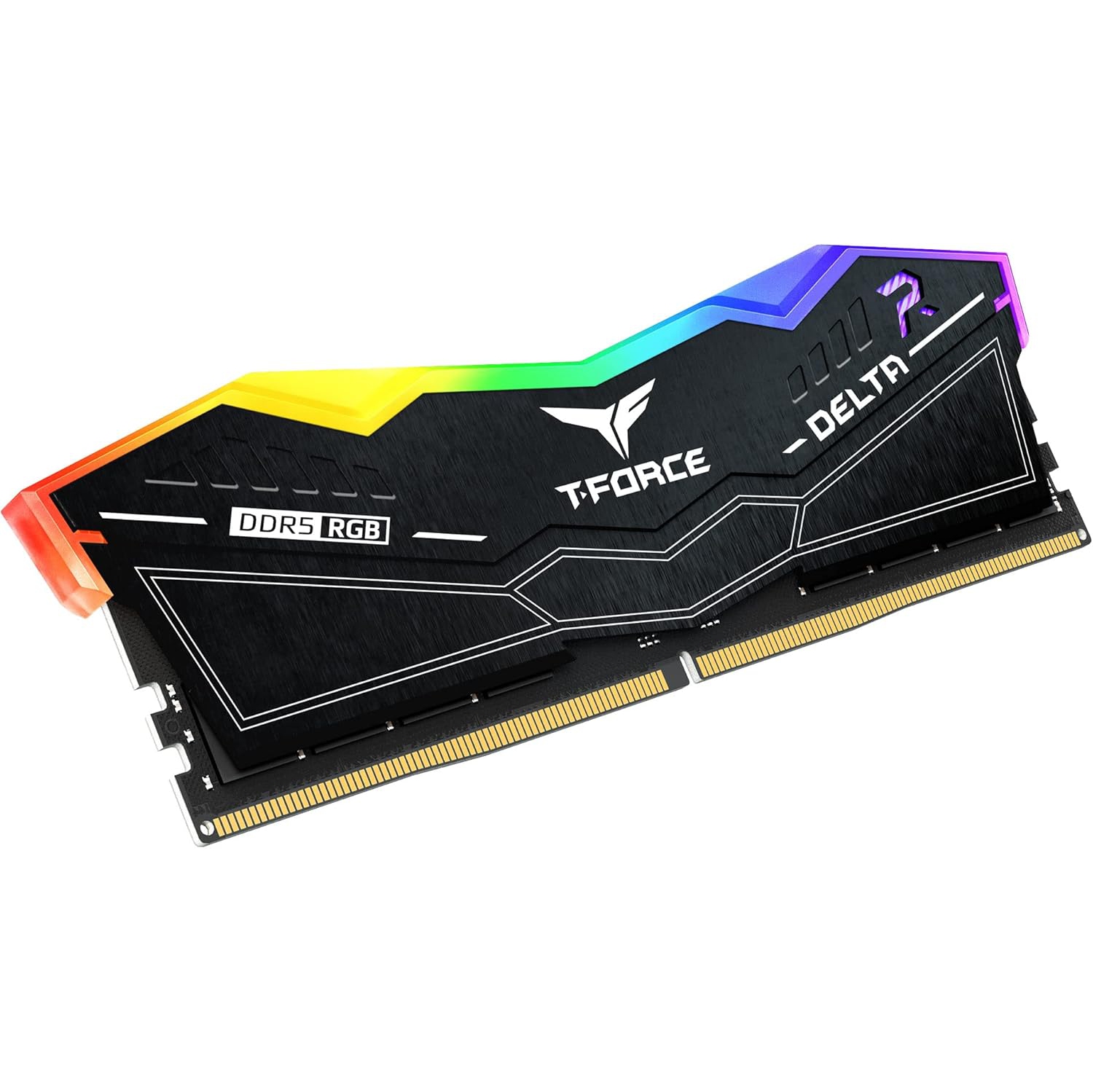TEAMGROUP - T-FORCE DELTA RGB Mémoire vive DDR5 64 Go 6000 MHz PC5-48000 CL38 - Compatible avec XMP 3,0 d'Intel et AMD Expo