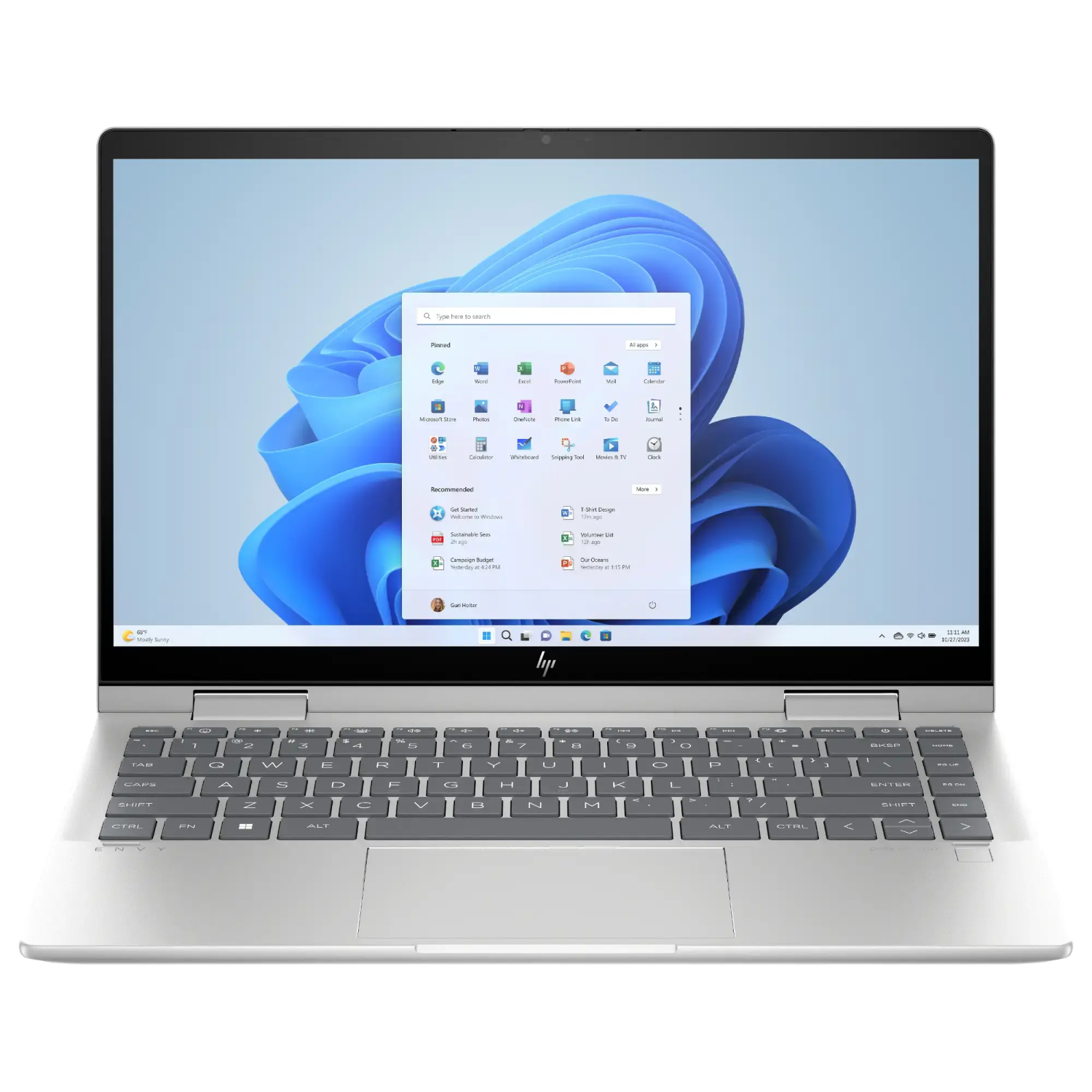HP Envy x360 2-in-1 14 2024 Laptop, 10-Core Intel Core 5 120U, 14" FHD IPS Touchscreen, Intel Graphics, 8GB DDR4 512GB SSD, Backlit Keyboard, Fingerprint, Wi-Fi 6E, Win10 Home
