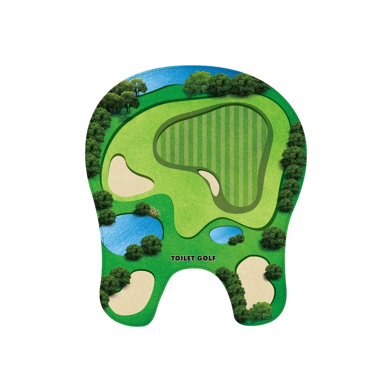 Funny Toilet Golf Game Creative Golf Club Practice Ball Children's Toy