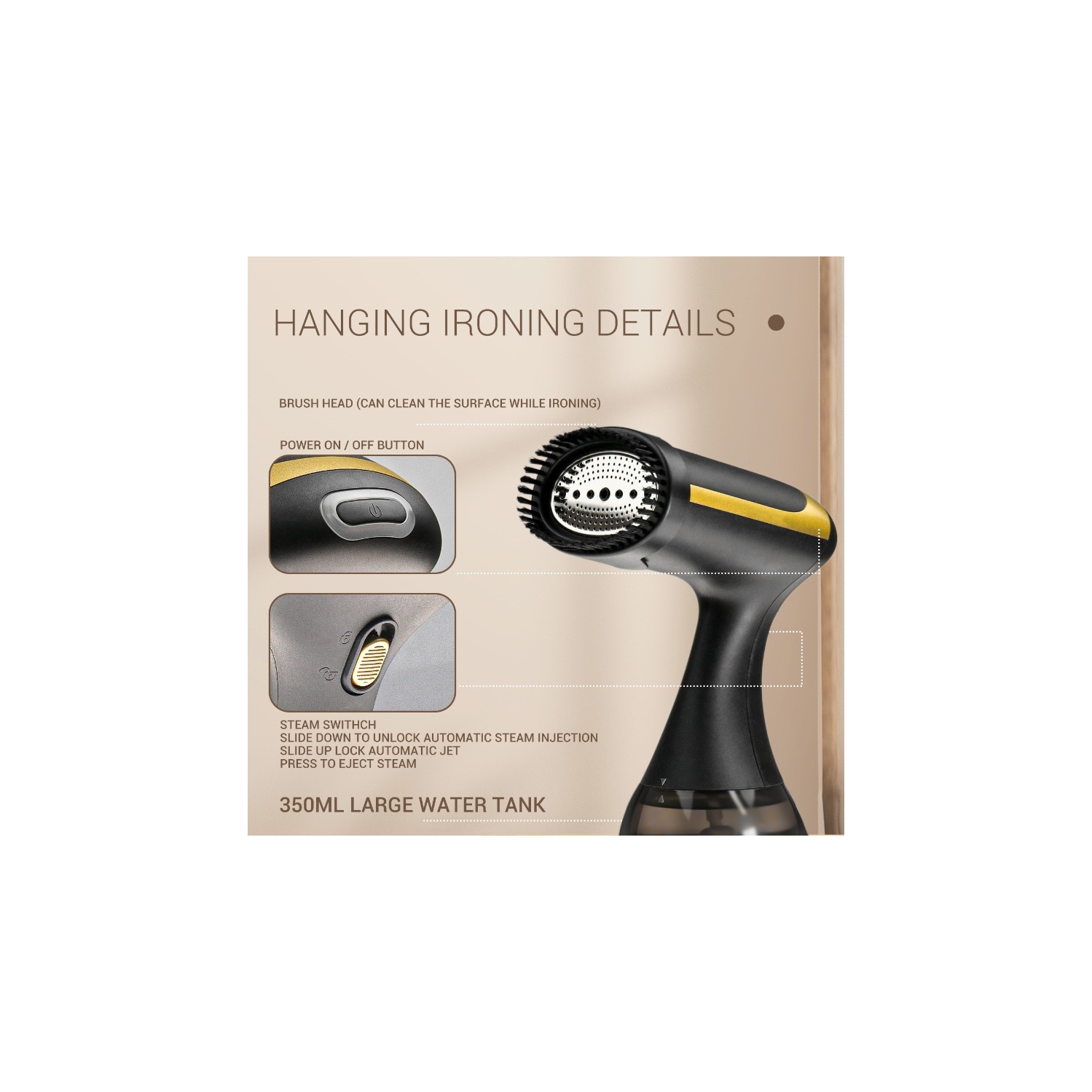 Handheld Garment Steamer Household Electric Iron Portable Steam Iron Ironing Machine