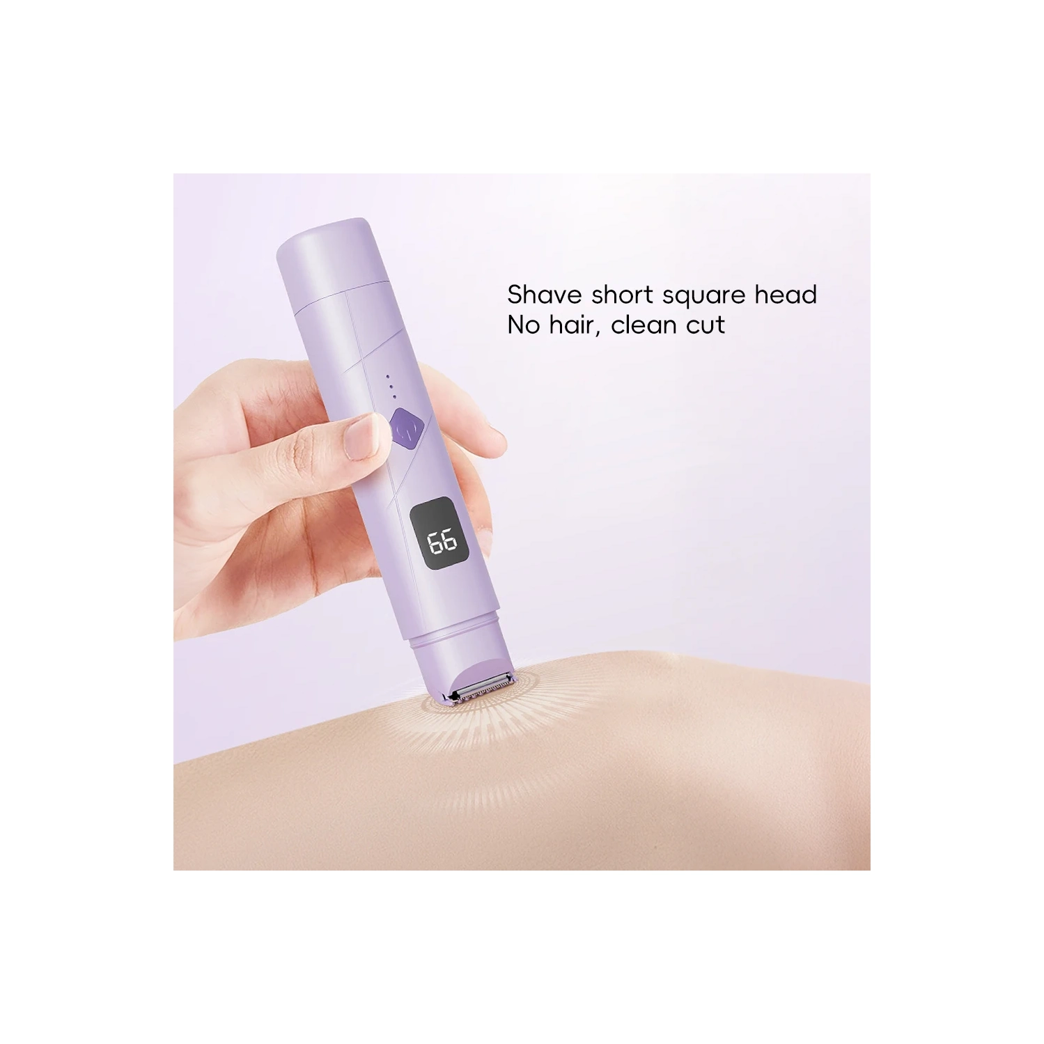 Dual Head Electric Shaver for Women, Wireless Charging Shaver, Portable Mini Bikini Electric Shaver Women's Hair Removal Device