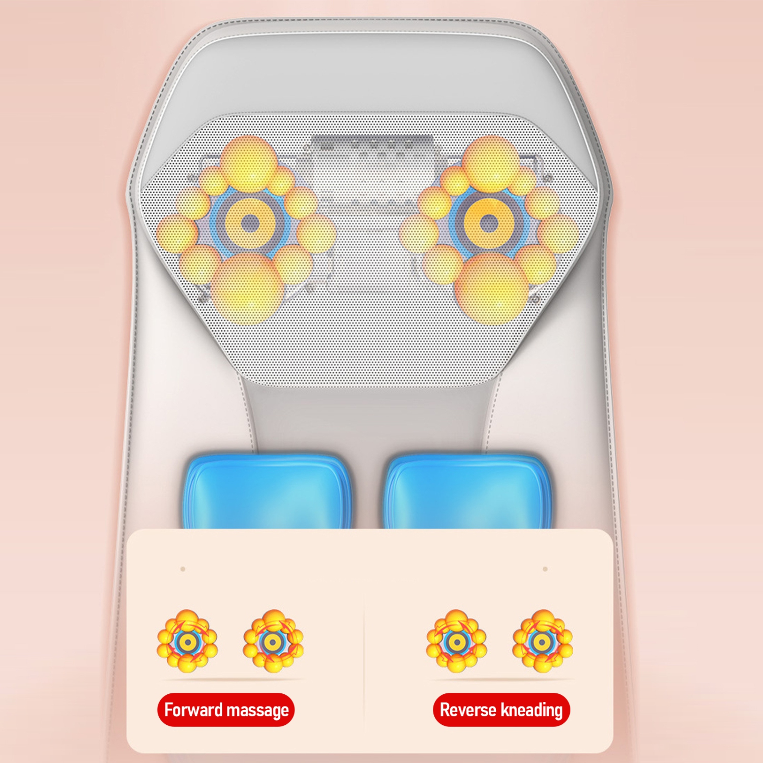 Massage Mattress Fully Automatic Airbag Massage Cushion Portable Foldable Full Body Massage Cushion Suitable for Travel and Home Use