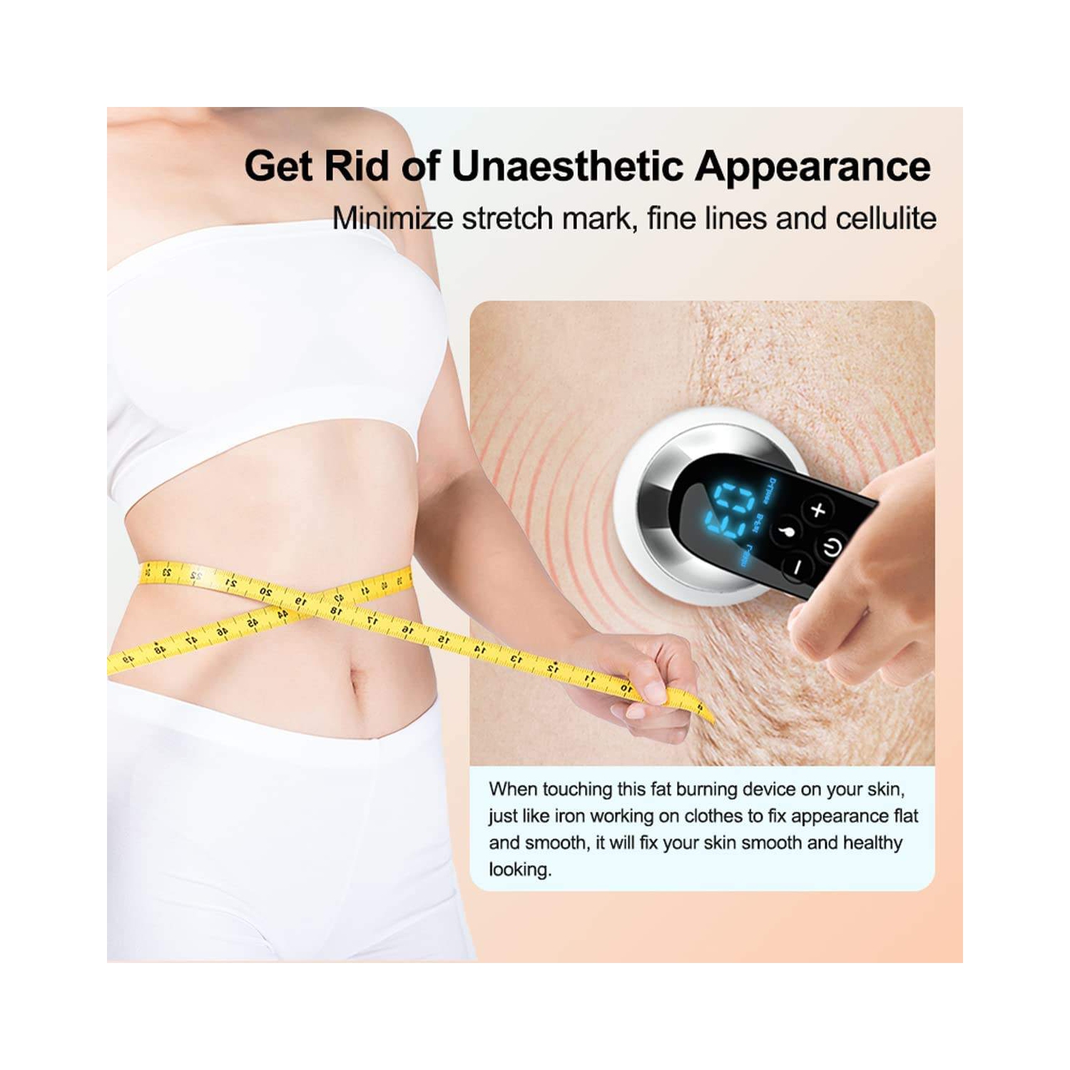 Electric Abdomen Massage Device Deep Tissue and Cellulite Remover Massager for Belly Legs Arms Body Sculpting Machine