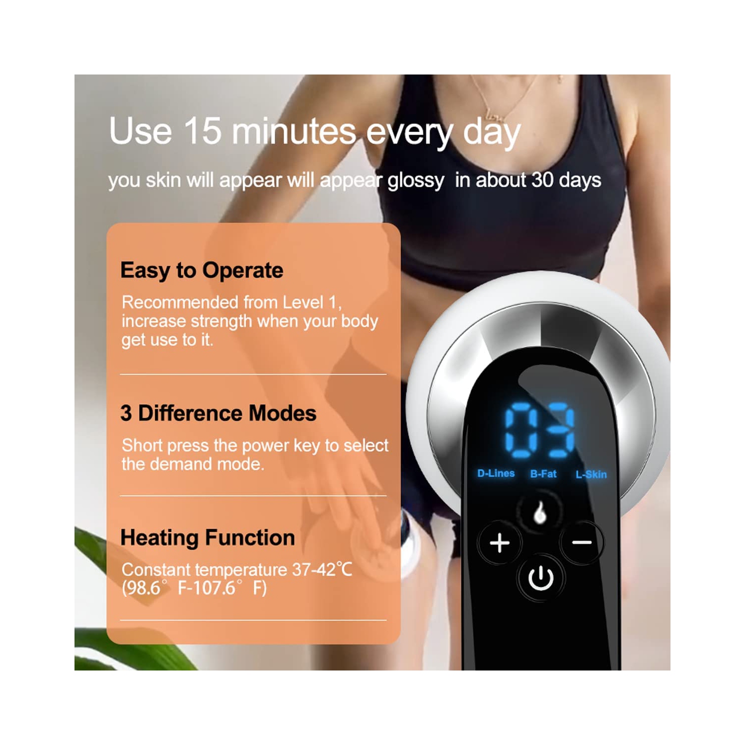 Electric Abdomen Massage Device Deep Tissue and Cellulite Remover Massager for Belly Legs Arms Body Sculpting Machine