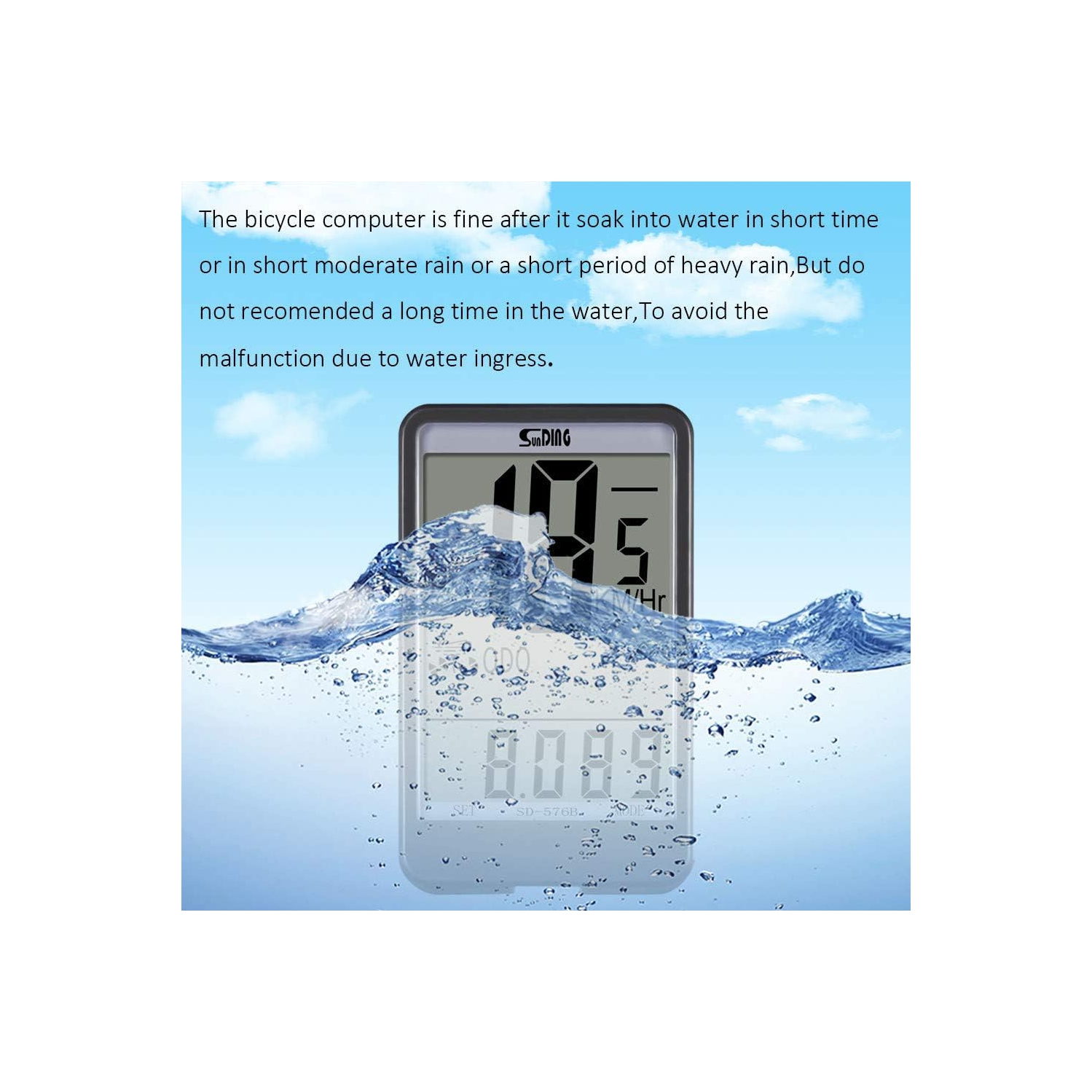 Odomètre filaire pour vélo, compteur de vitesse en temps réel, suivi des données de cyclisme, étanche et antichoc