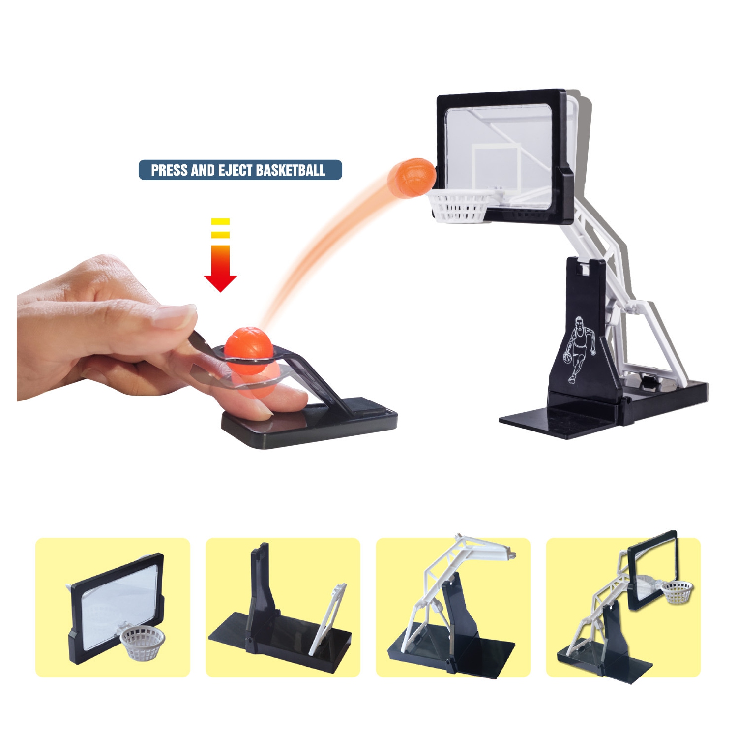 Desktop Basketball Game Novelty Tabletop Arcade Game for Children Boys Girls