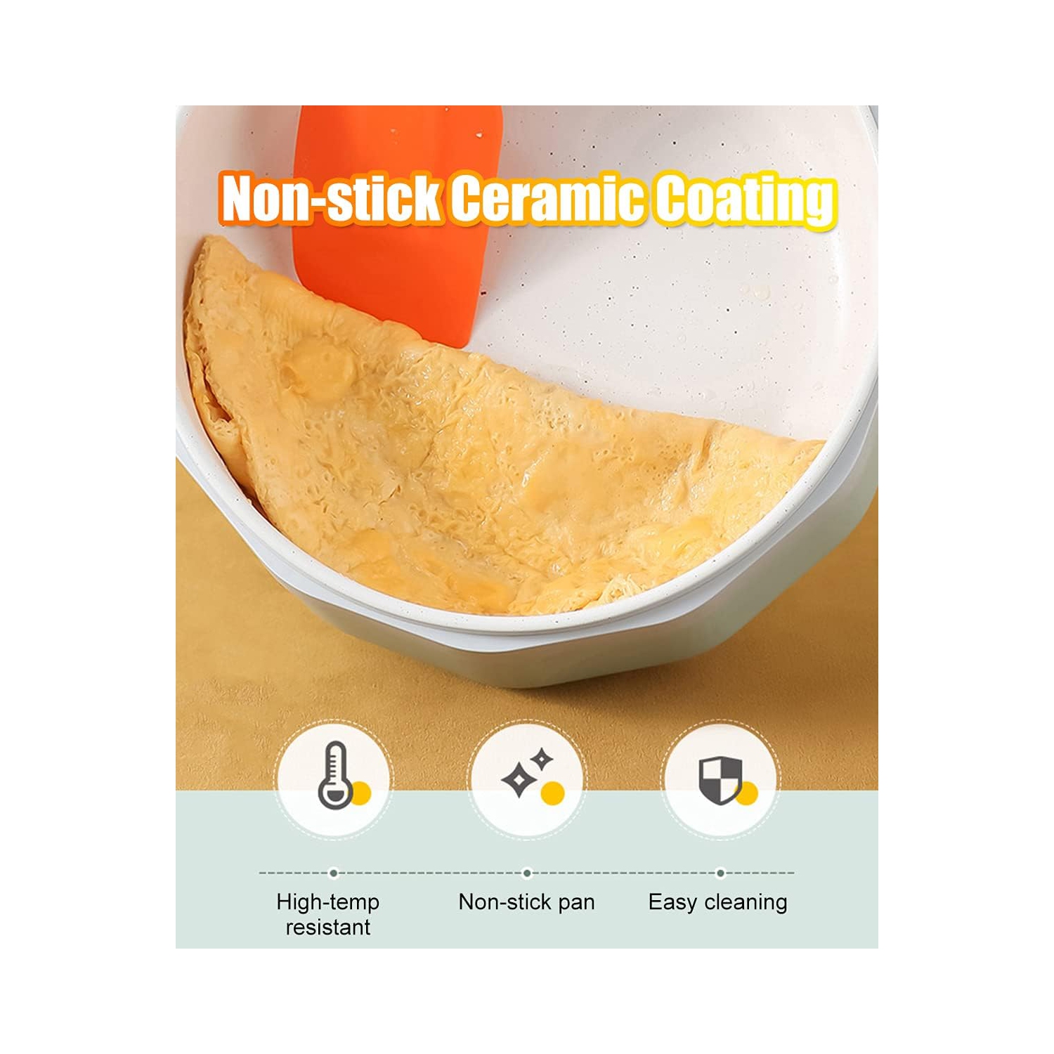 Household electric cooking pot multi-function frying pan student dormitory noodle cooking pot - light green