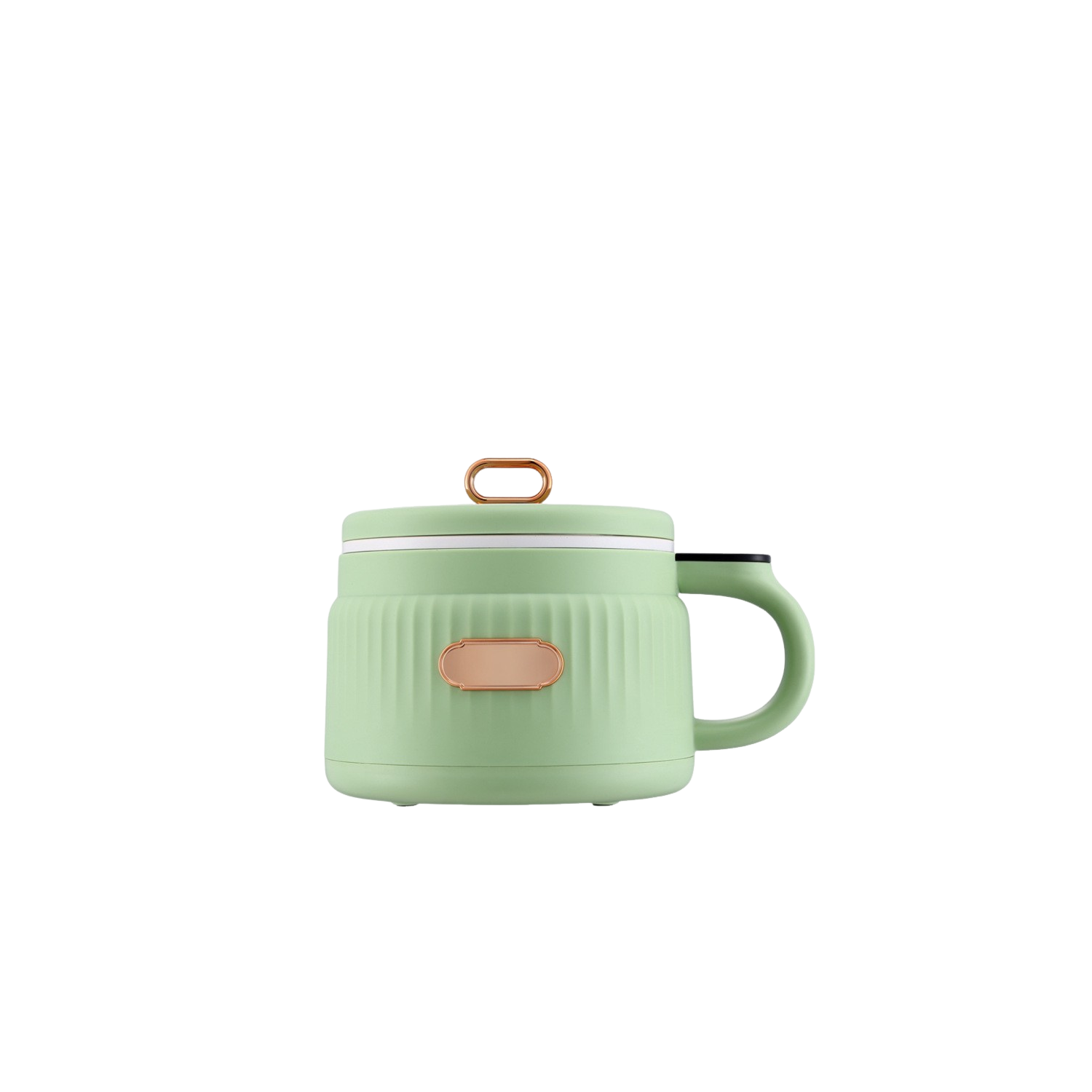 Mini electric hot pot multifunctional small dormitory noodle cooker mini electric noodle cooker non-stick pan - 1.6L green