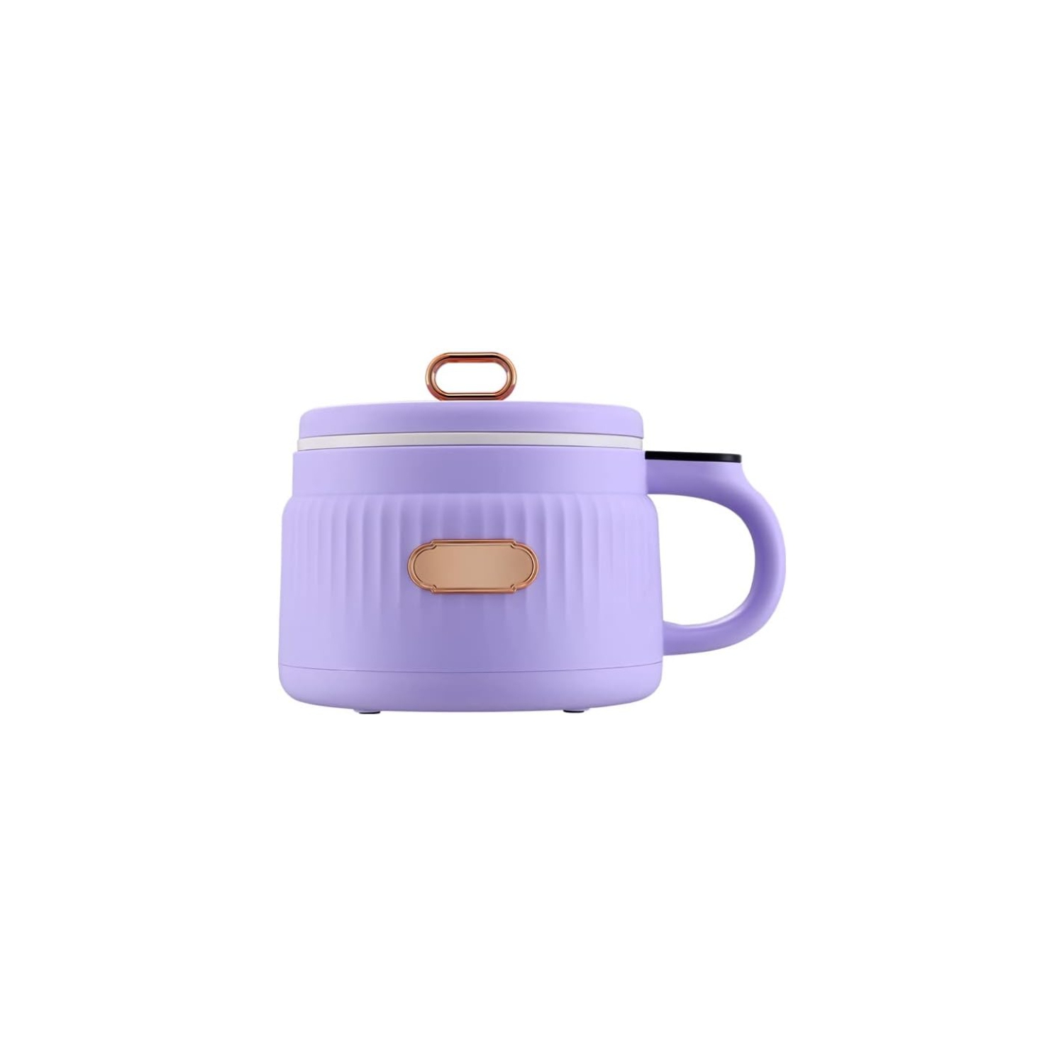 Mini electric hot pot multifunctional small dormitory noodle cooker mini electric noodle cooker non-stick pan - 1.6L purple