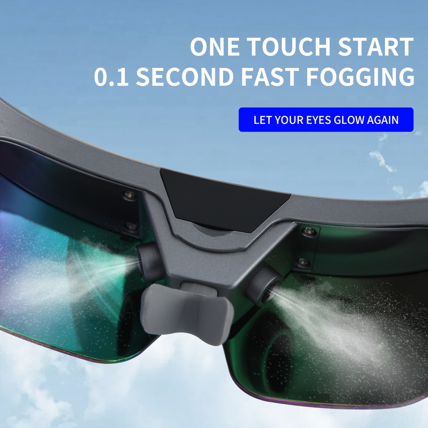 Protecteur pour les yeux secs, soulagement de la fatigue, masque intelligent pour les yeux à vapeur, outil d'atomisation visuelle pour les yeux