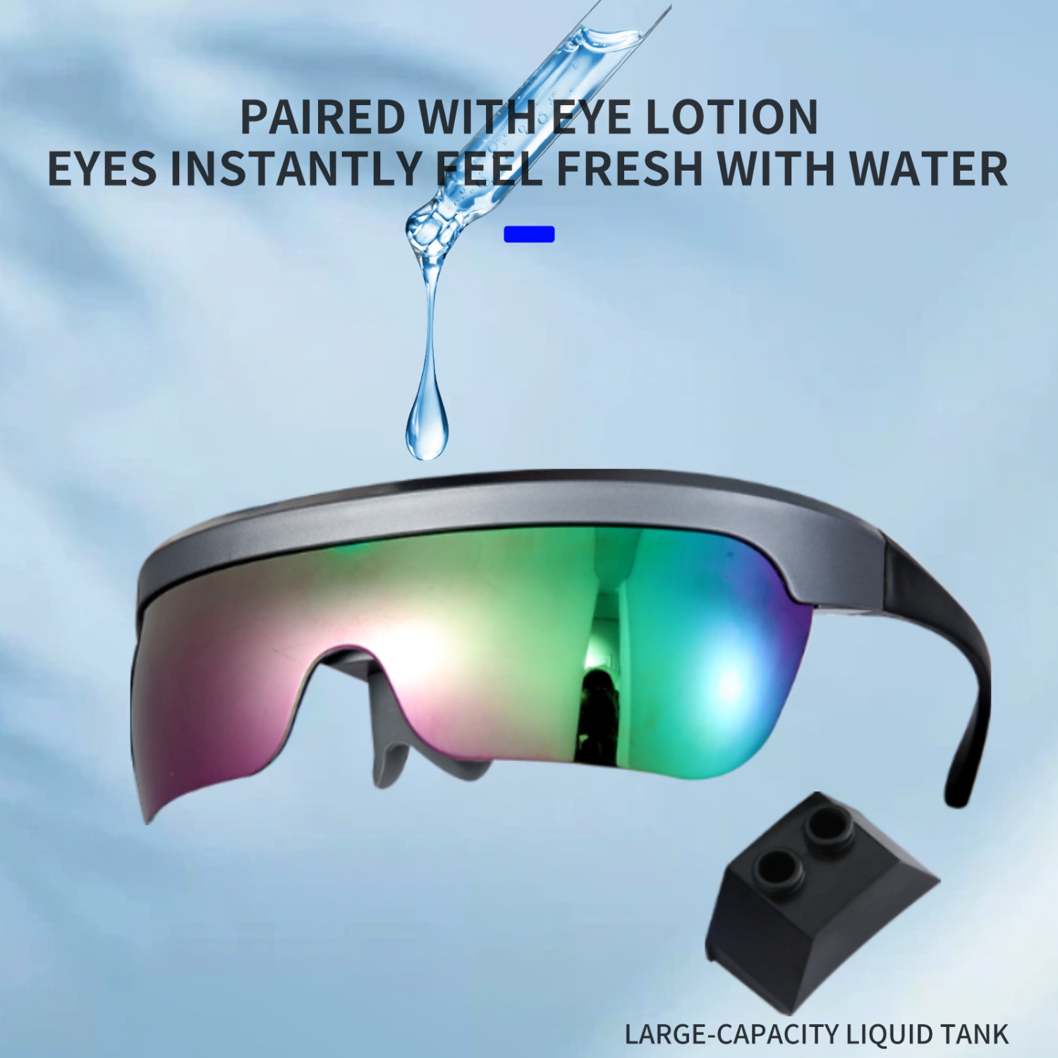 Protecteur pour les yeux secs, soulagement de la fatigue, masque intelligent pour les yeux à vapeur, outil d'atomisation visuelle pour les yeux