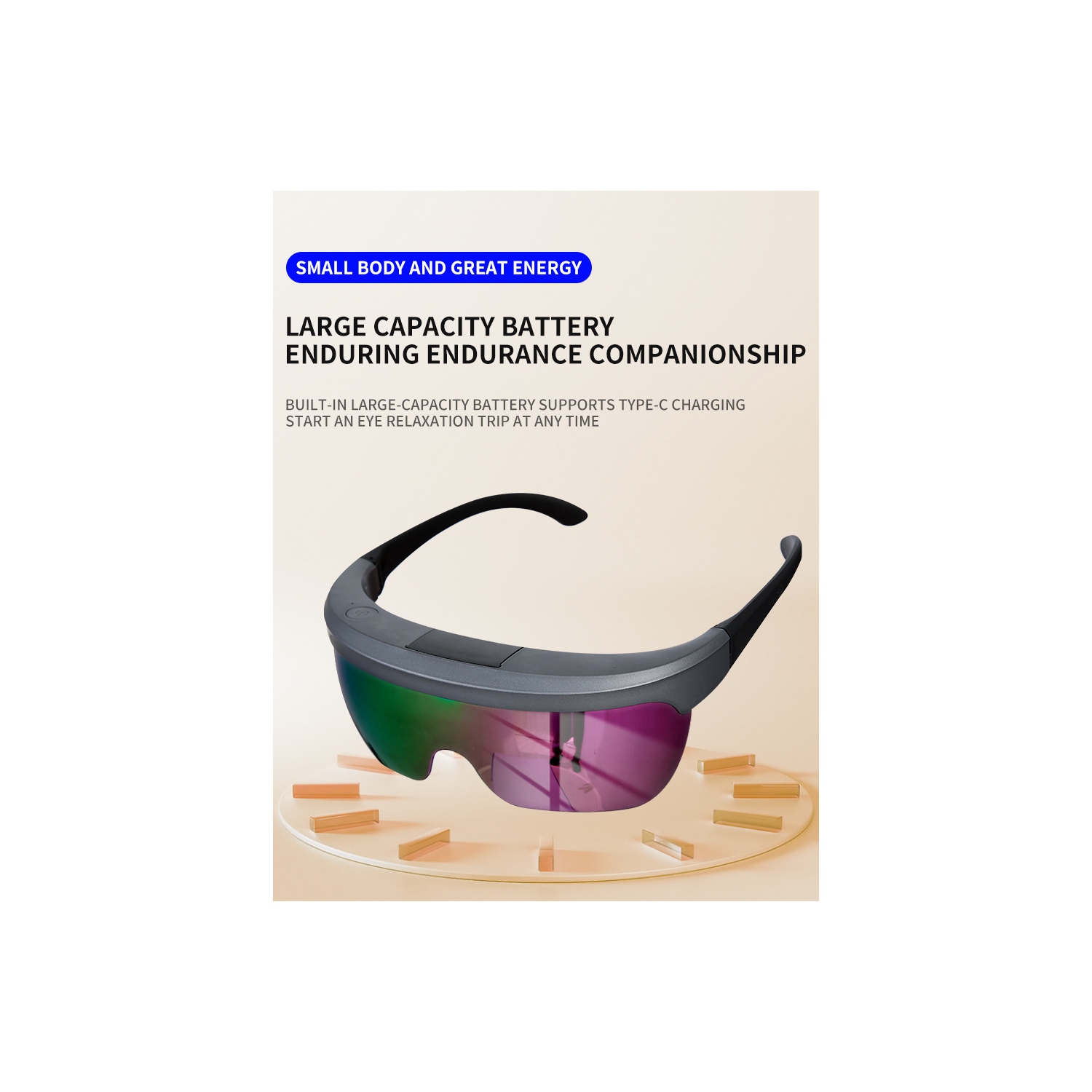 Protecteur pour les yeux secs, soulagement de la fatigue, masque intelligent pour les yeux à vapeur, outil d'atomisation visuelle pour les yeux