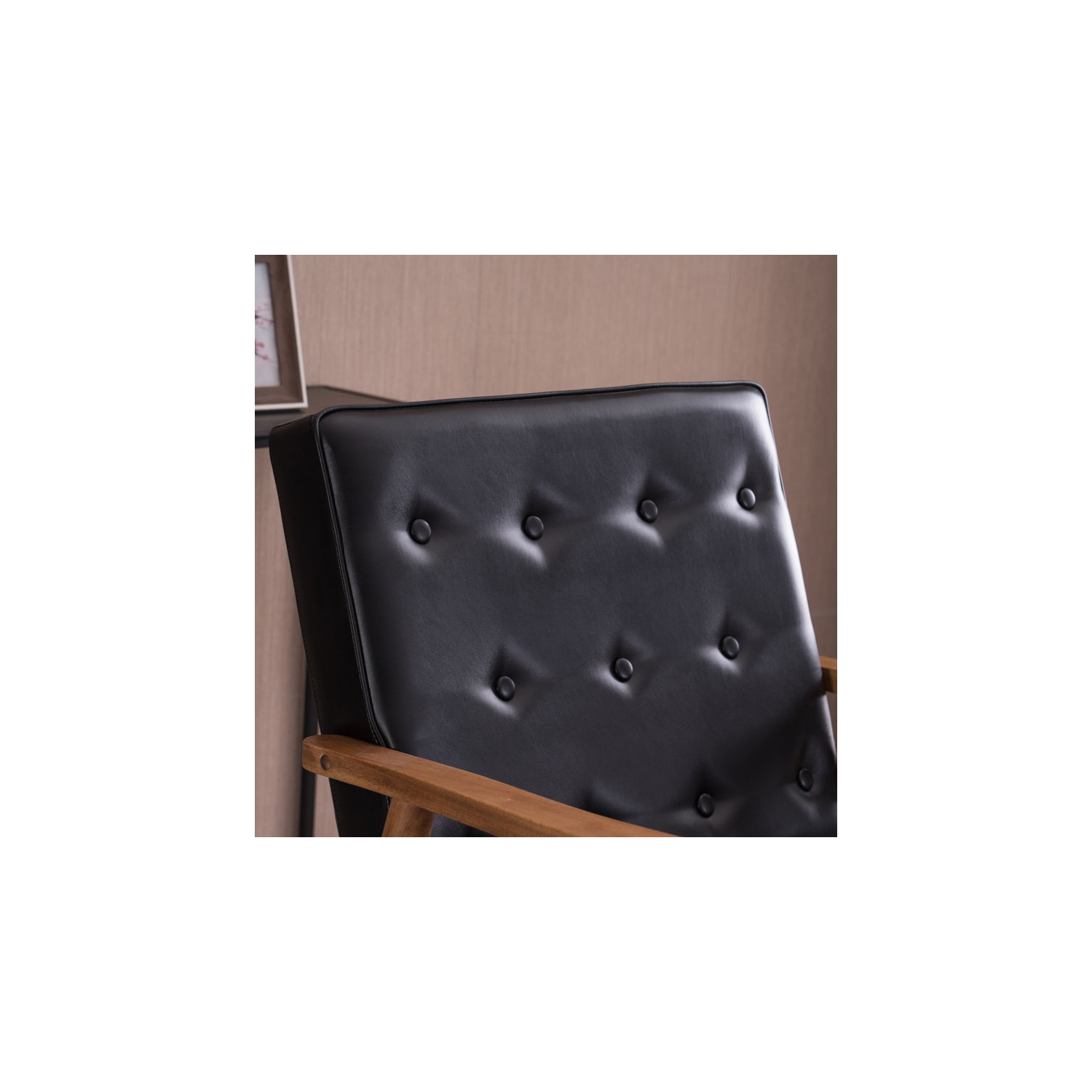 Karl Home Modern Armchair Black