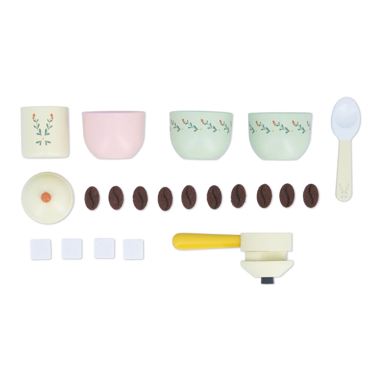 Janod Mamie Soleil Coffee Maker Wooden Toy Set