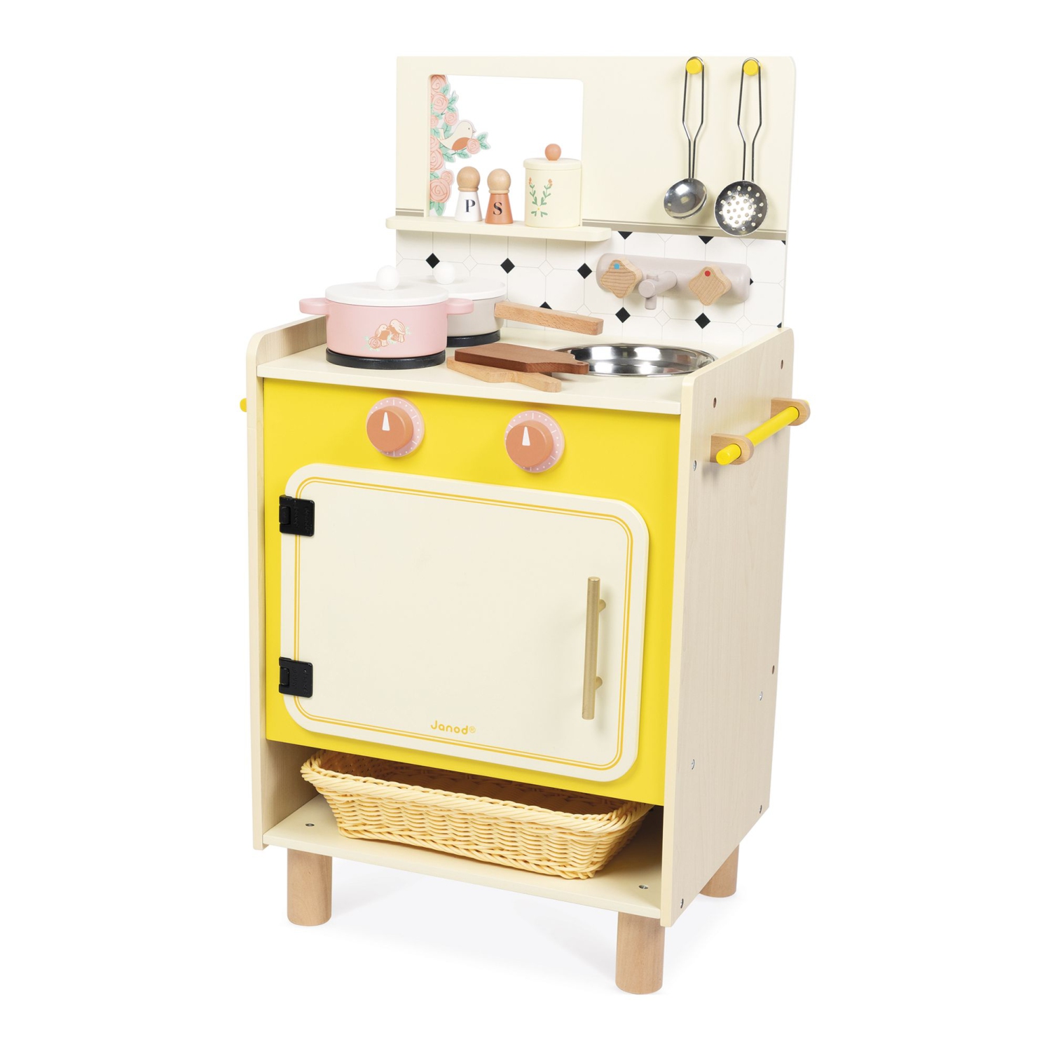 Ensemble de jouets de cuisine en bois Mamie Soleil de Janod