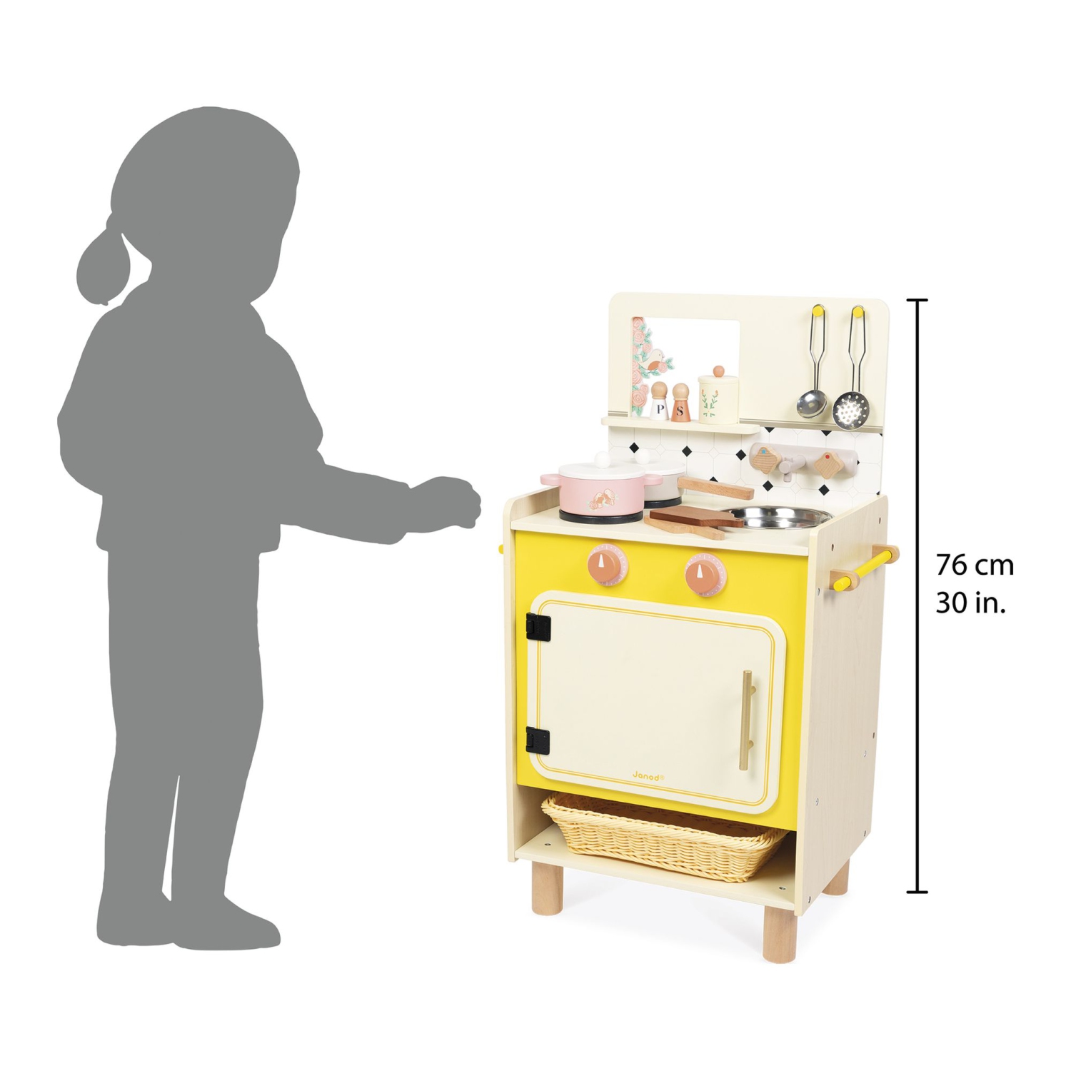 Ensemble de jouets de cuisine en bois Mamie Soleil de Janod