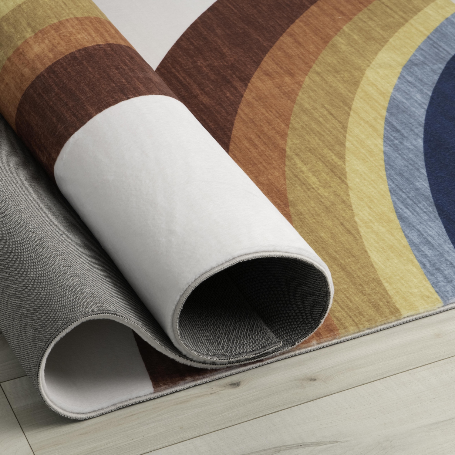 Rug Branch Marlow Modern Stars Cream Kids Area Rug