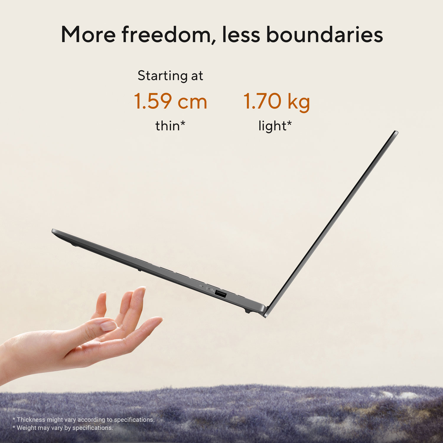 ASUS Vivobook S16 16" AI Laptop - Matte Grey