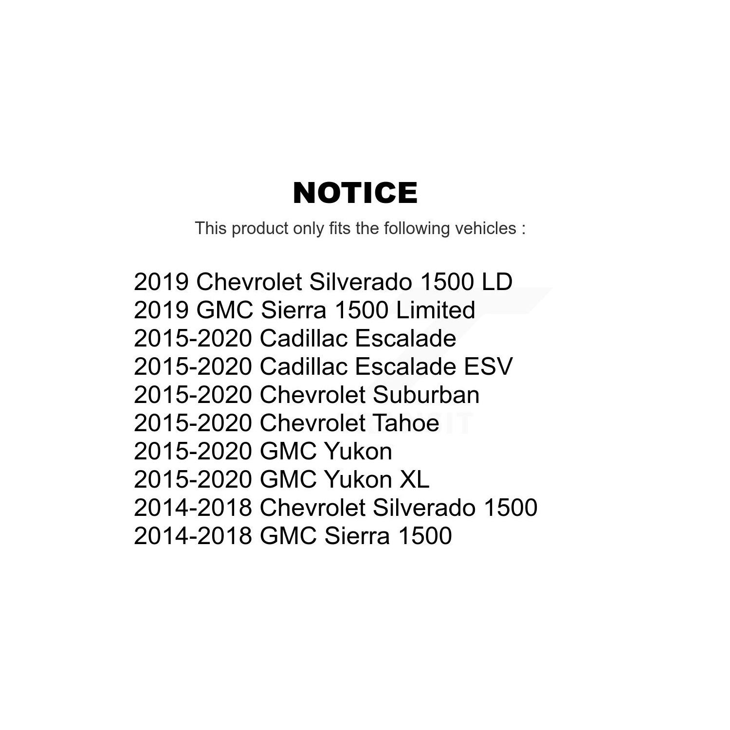 Front Outer Tie Rod End Pair For GMC Chevrolet Sierra 1500 Silverado Tahoe Yukon Cadillac K72-101605