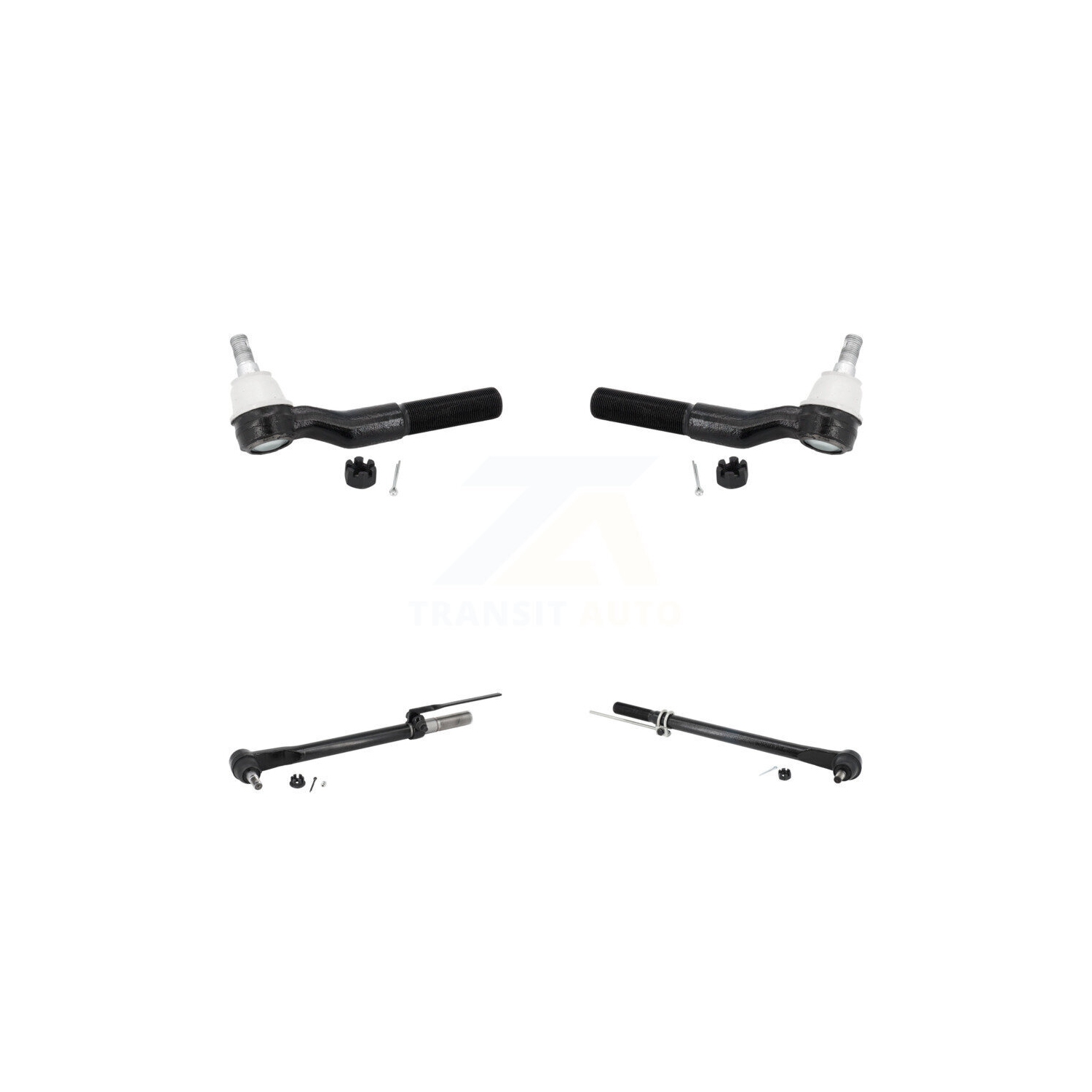 Ensemble d'embouts de biellette de direction extérieure et intérieure avant pour Ford F-350 Super Duty F-250 RWD KTR-105288 2011-2022