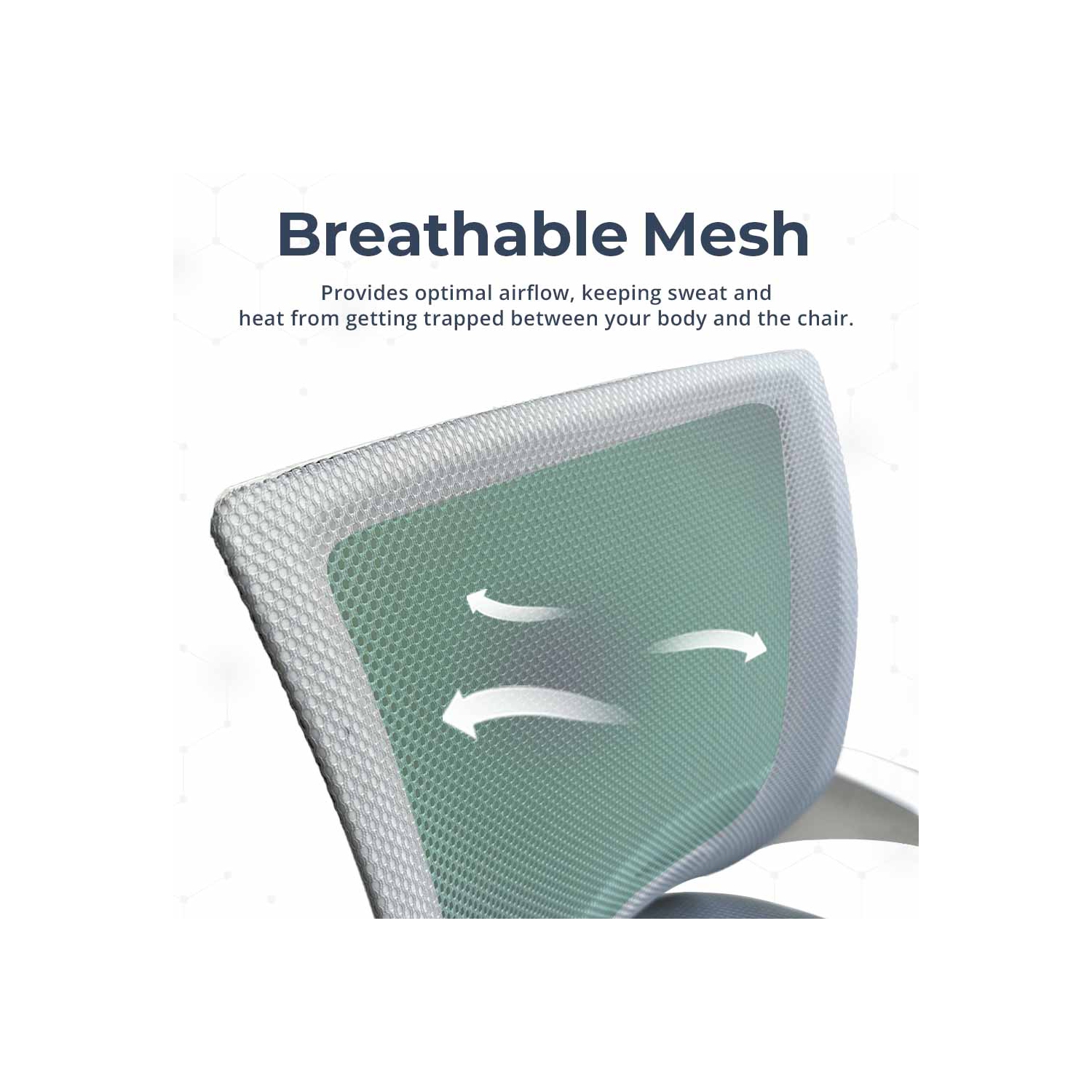 MotionGrey MC1 Ergonomic Breathable Mesh High Office Chair - Comfortable Computer Task Desk Chairs for Home Gaming and Executive Commercial Office -