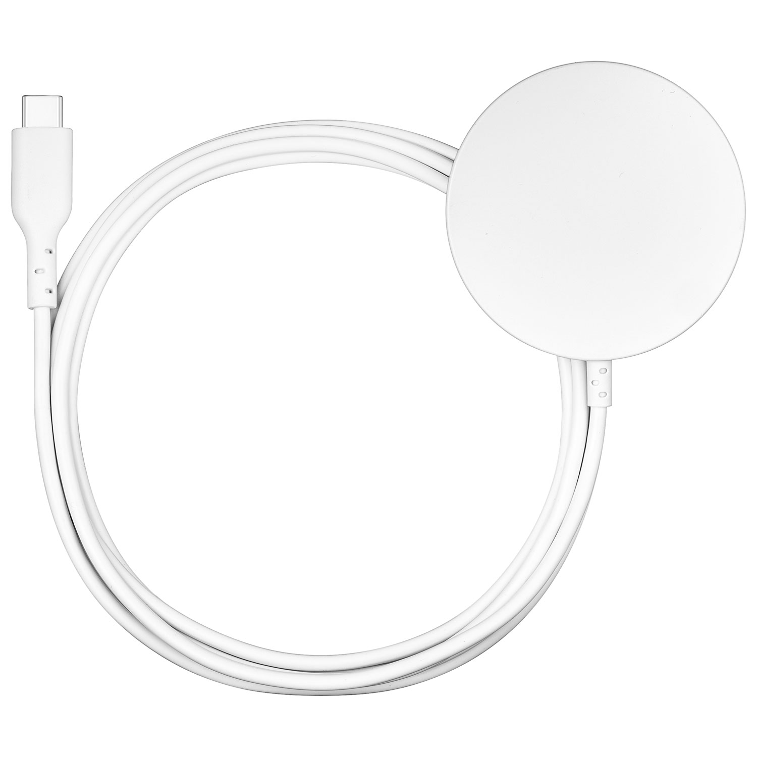 Chargeur sans fil 10 W de Best Buy Essentials - Blanc - Exclusivité de Best Buy