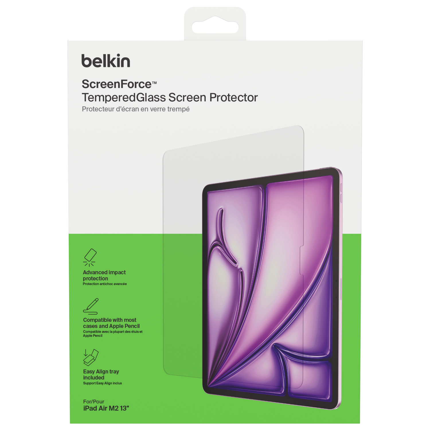 Belkin ScreenForce Tempered Glass Screen Protector for iPad Air 13"