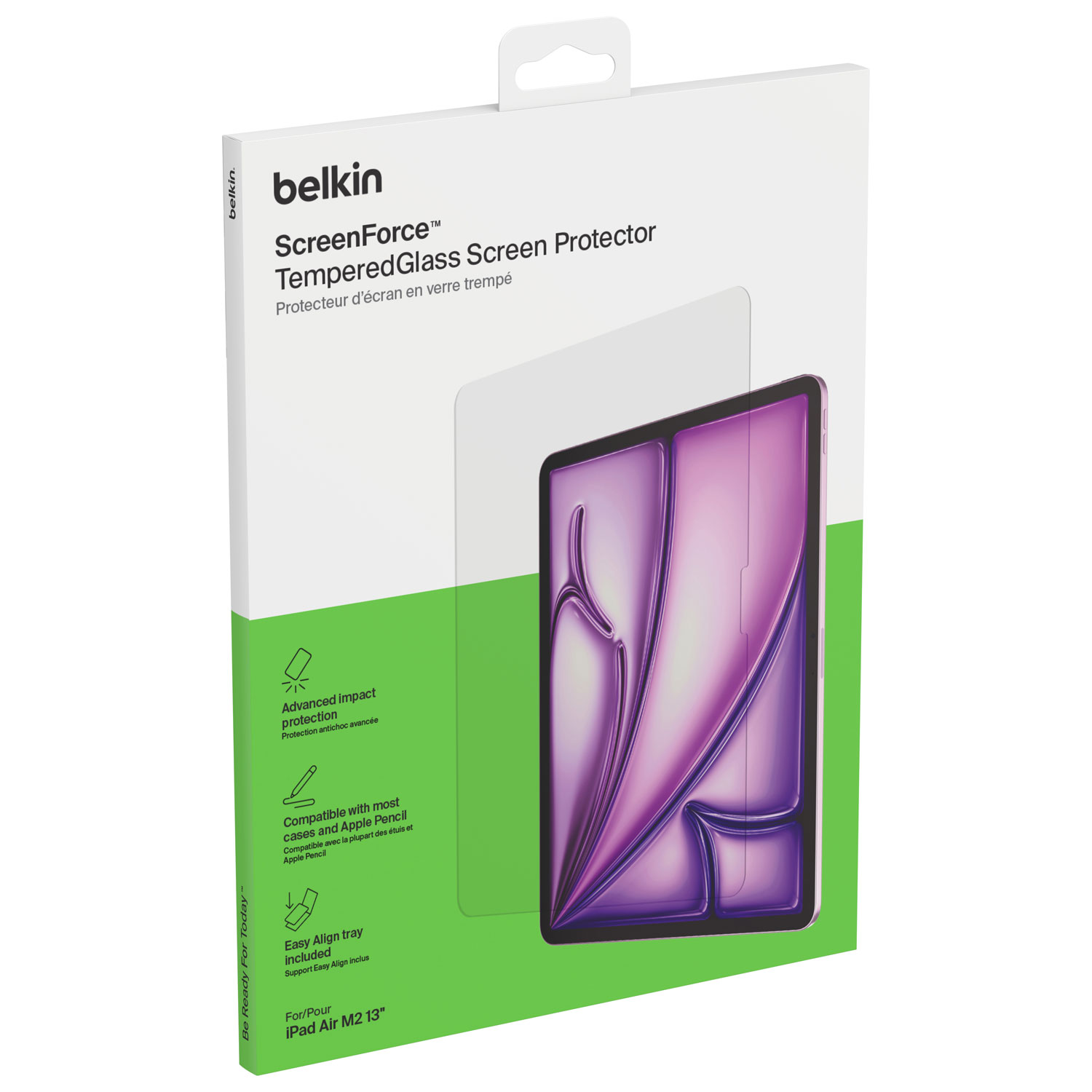 Belkin ScreenForce Tempered Glass Screen Protector for iPad Air 13"