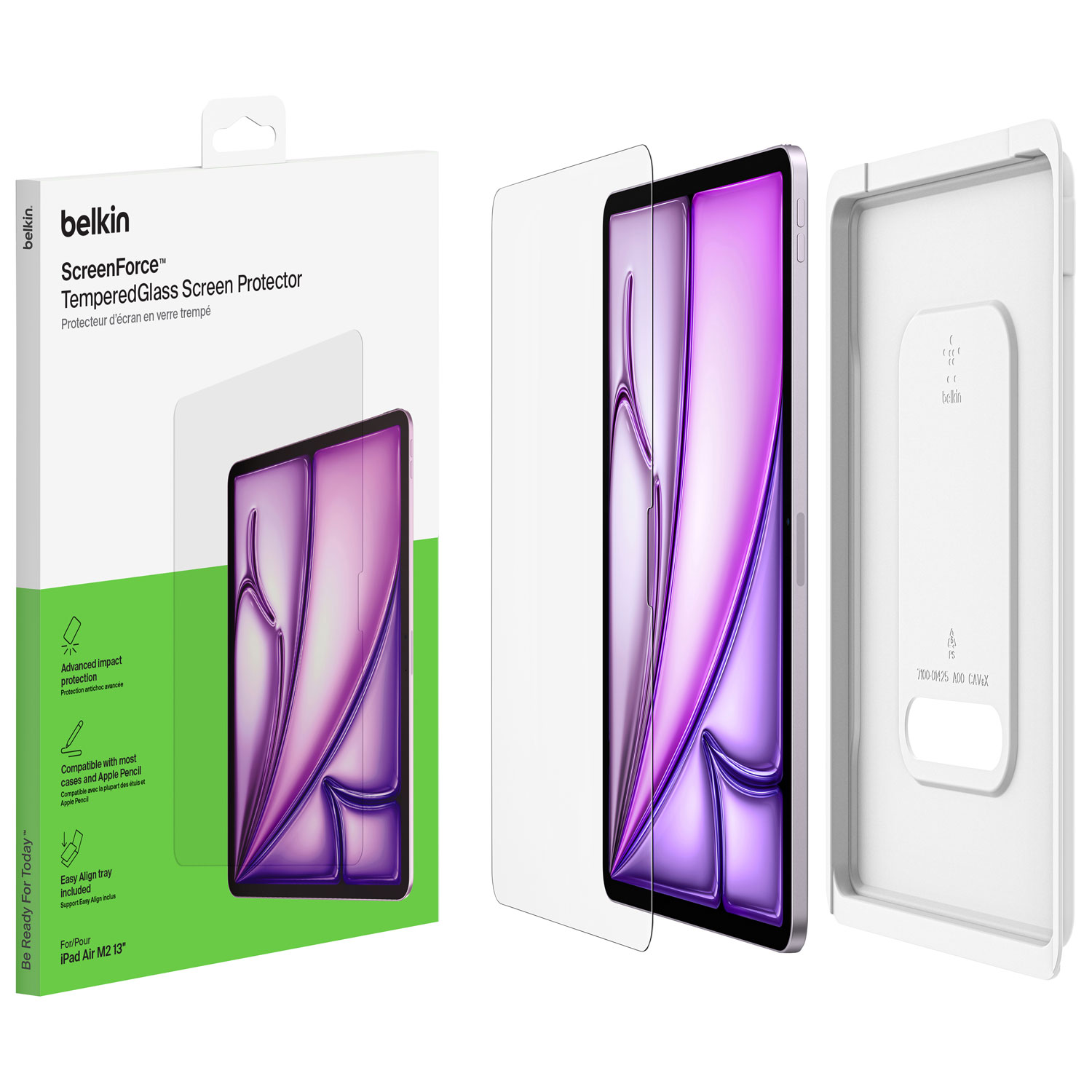 Belkin ScreenForce Tempered Glass Screen Protector for iPad Air 13"