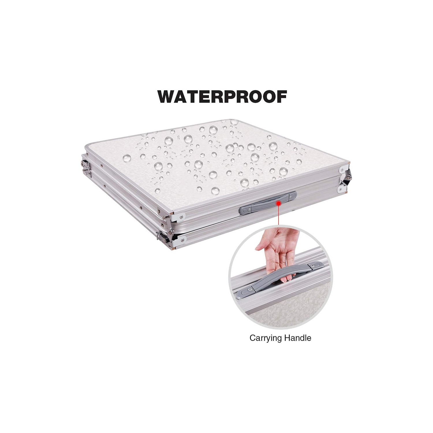 axGear Portable Camping Table Folding Picnic Desk Chair Aluminum Outdoor Dining Stools