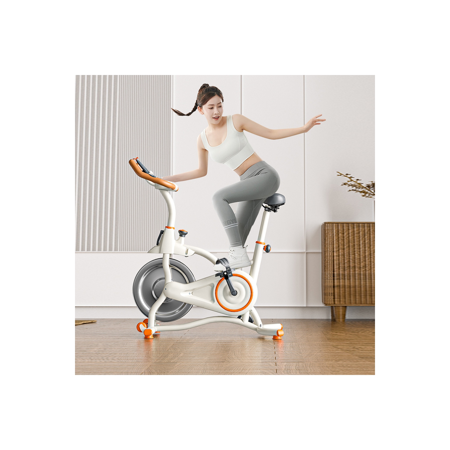 axGear Indoor Cardio Workout Bike Stationary Cycling Fitness Home Exercise Gym
