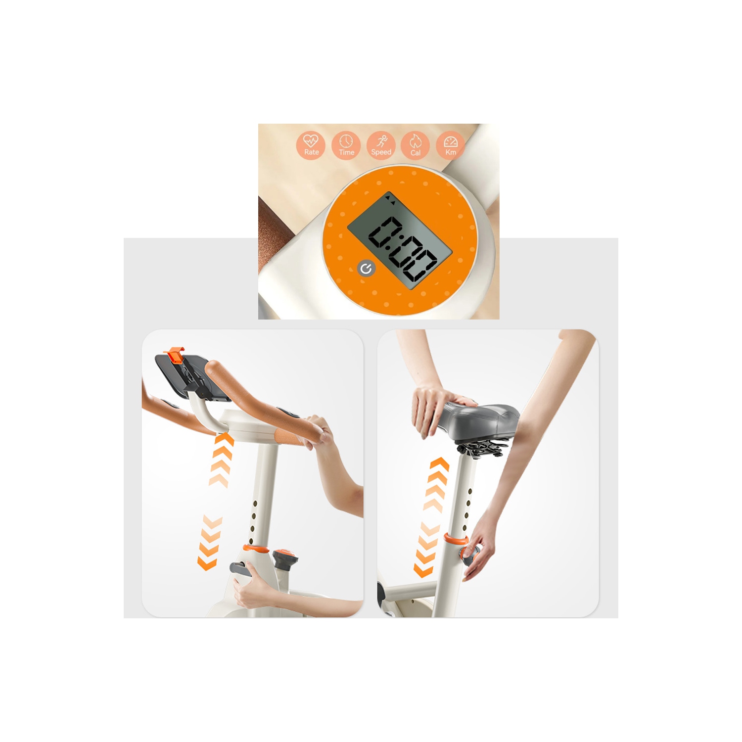 axGear Indoor Cardio Workout Bike Stationary Cycling Fitness Home Exercise Gym