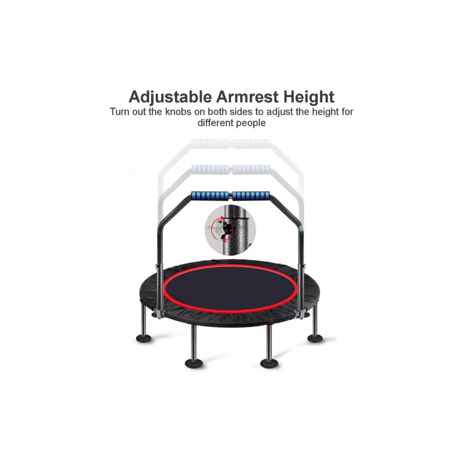 Siège rebondissant pliable intérieur/extérieur 48&nbsp;po Trampoline d'AxGear