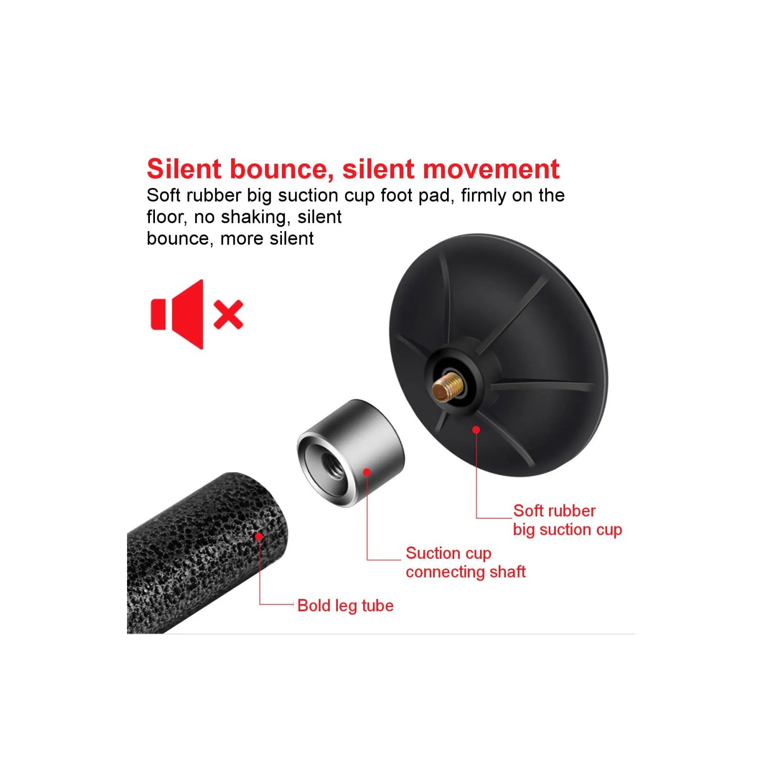 axGear Trampoline 40 Inch Indoor Outdoor Home Fitness Exercise Foldable Rebounder