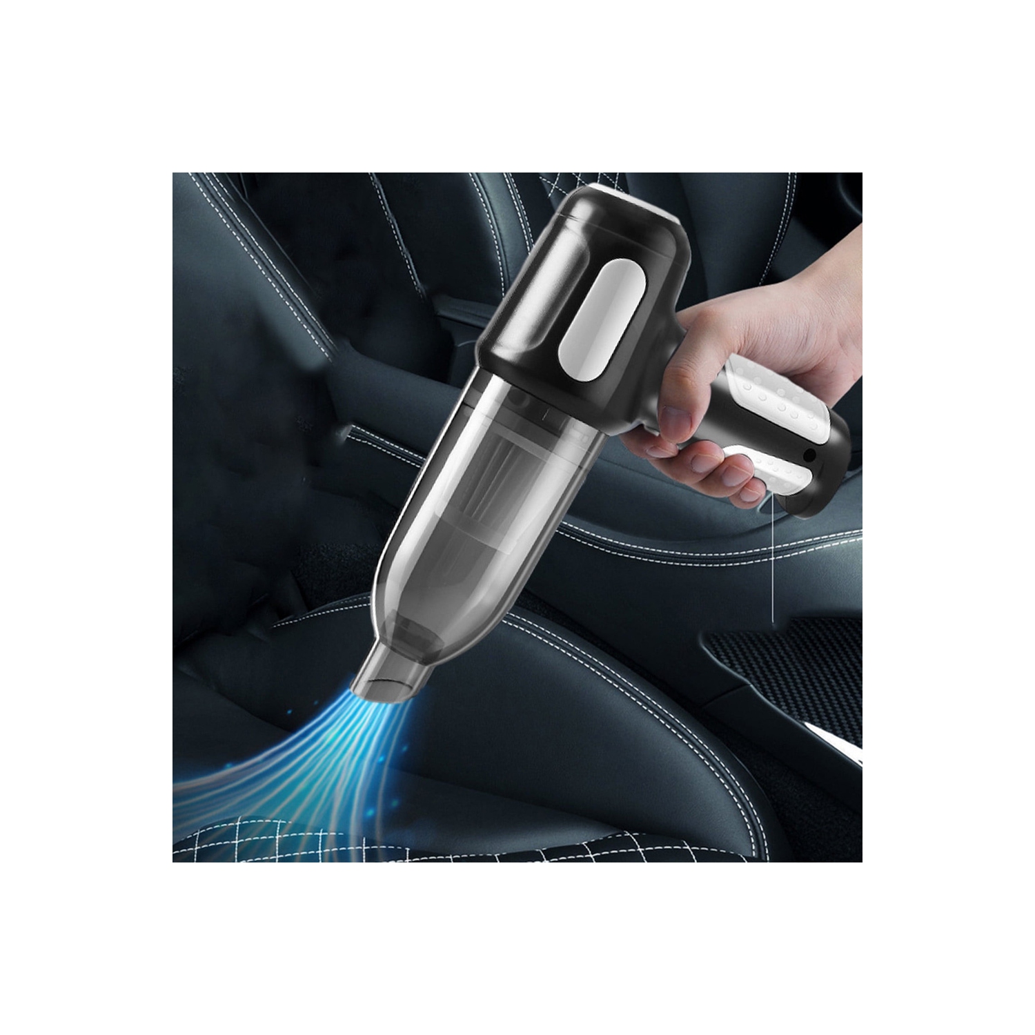 axGear Portable Blower Vacuum Cleaner Air Duster Cordless Rechargeable 2-In-1 Handheld